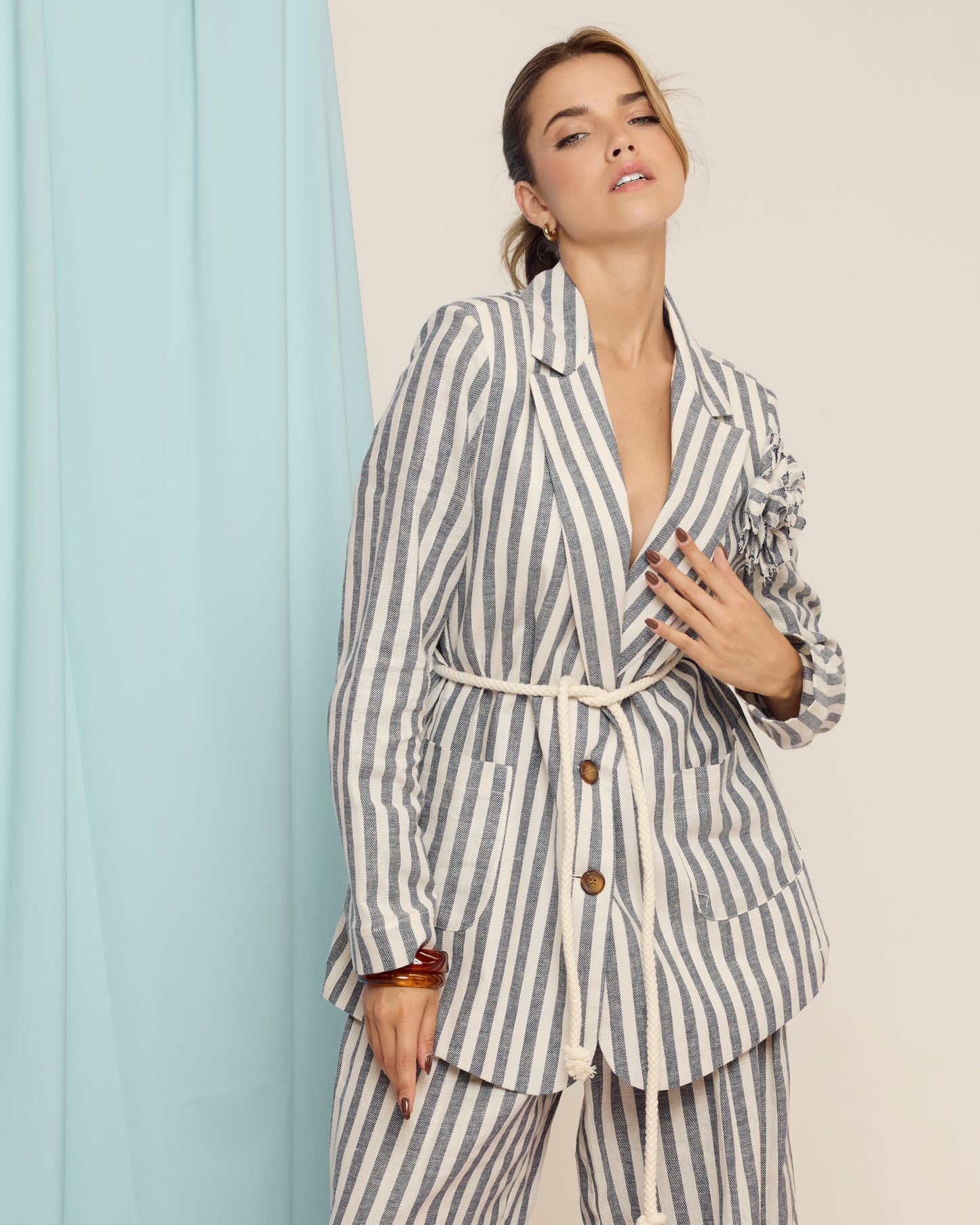 Conjunto Listrado Riviera
