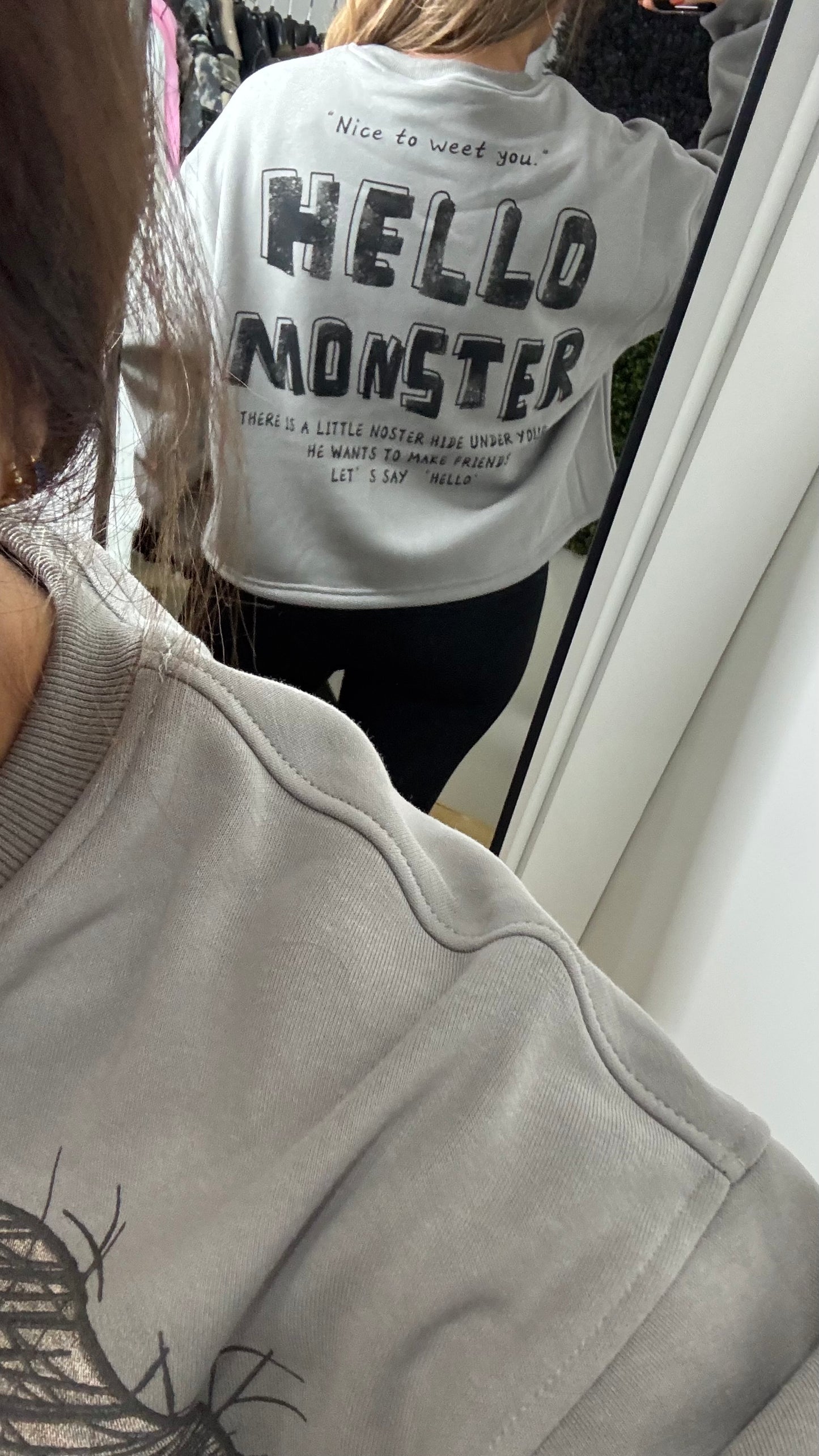 Sweatshirt “Hello Monster”