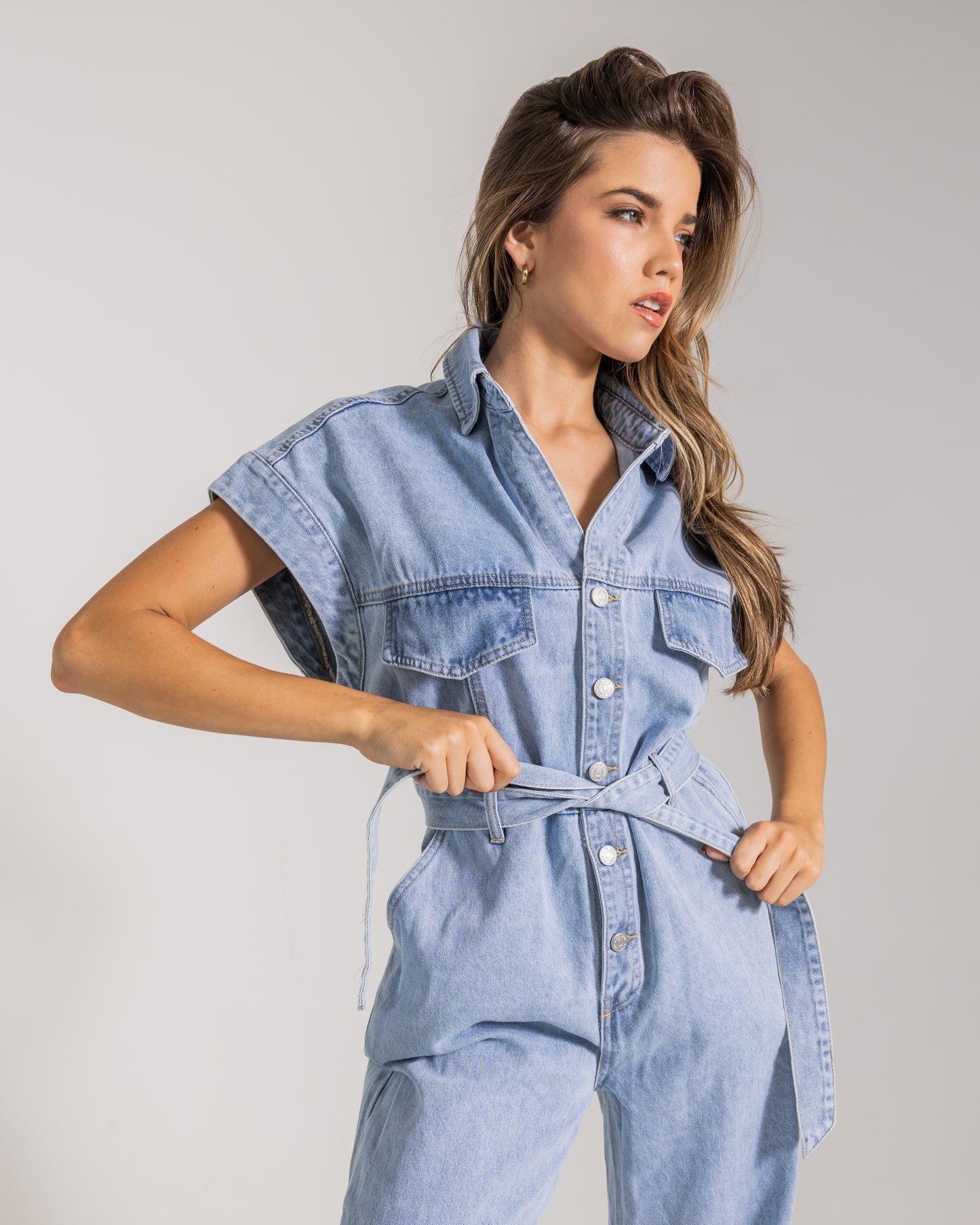 Macacão Denim Power