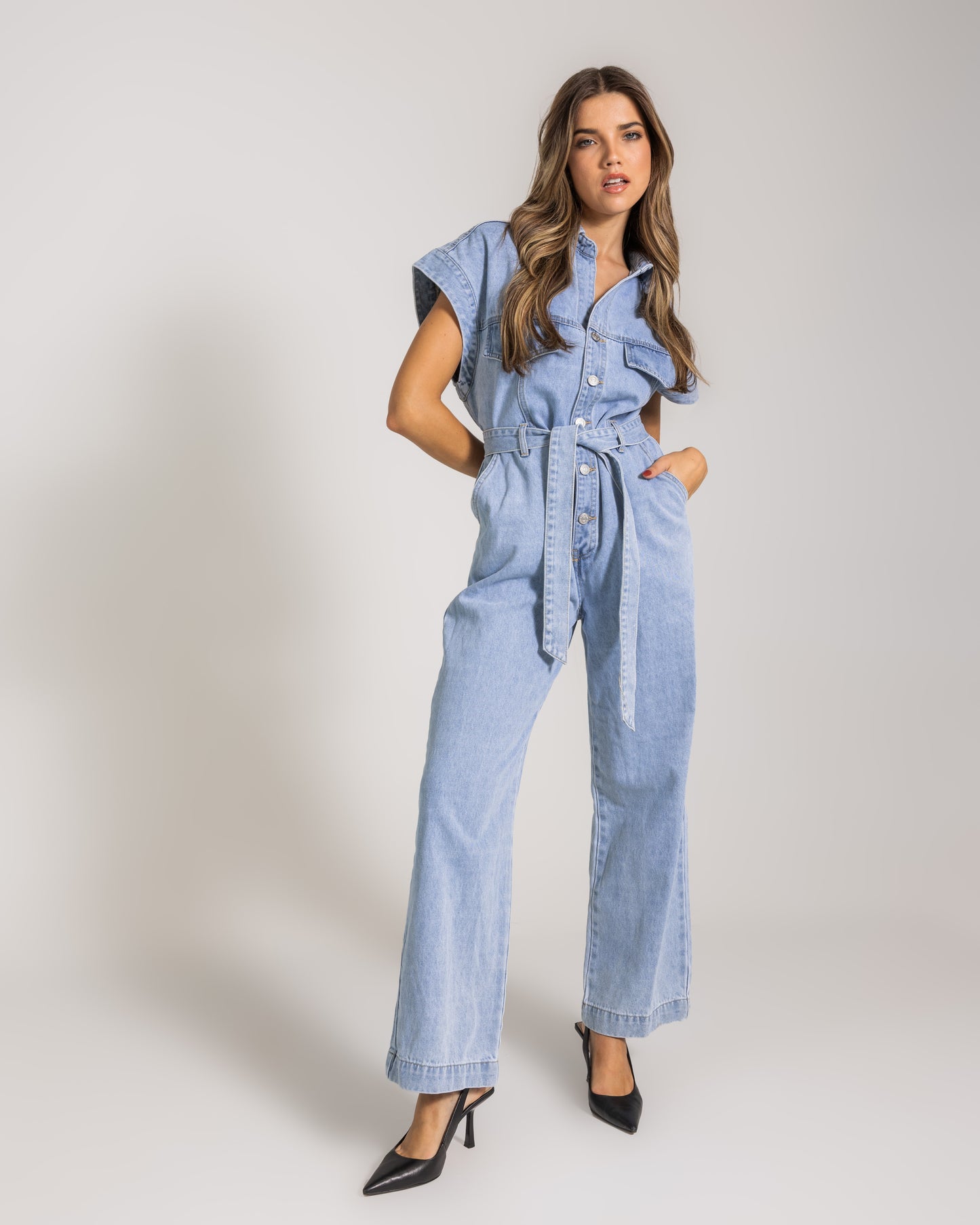 Macacão Denim Power