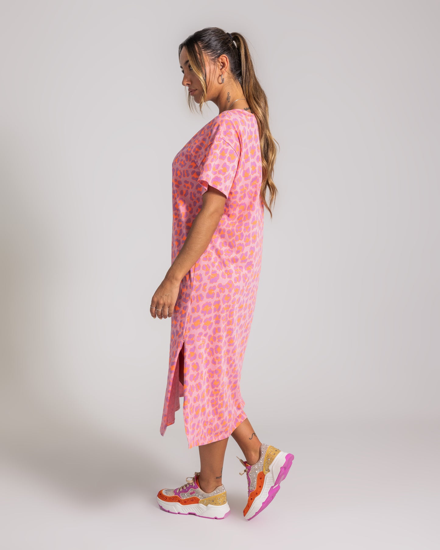 Vestido Neon Safari