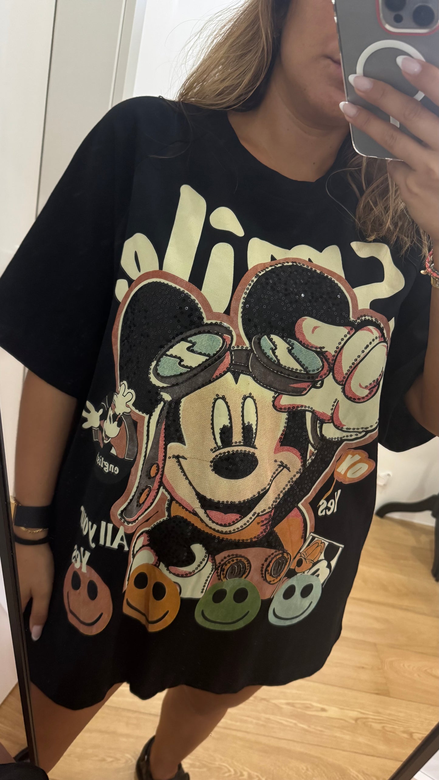 T-shirt Smile Mickey Oversize