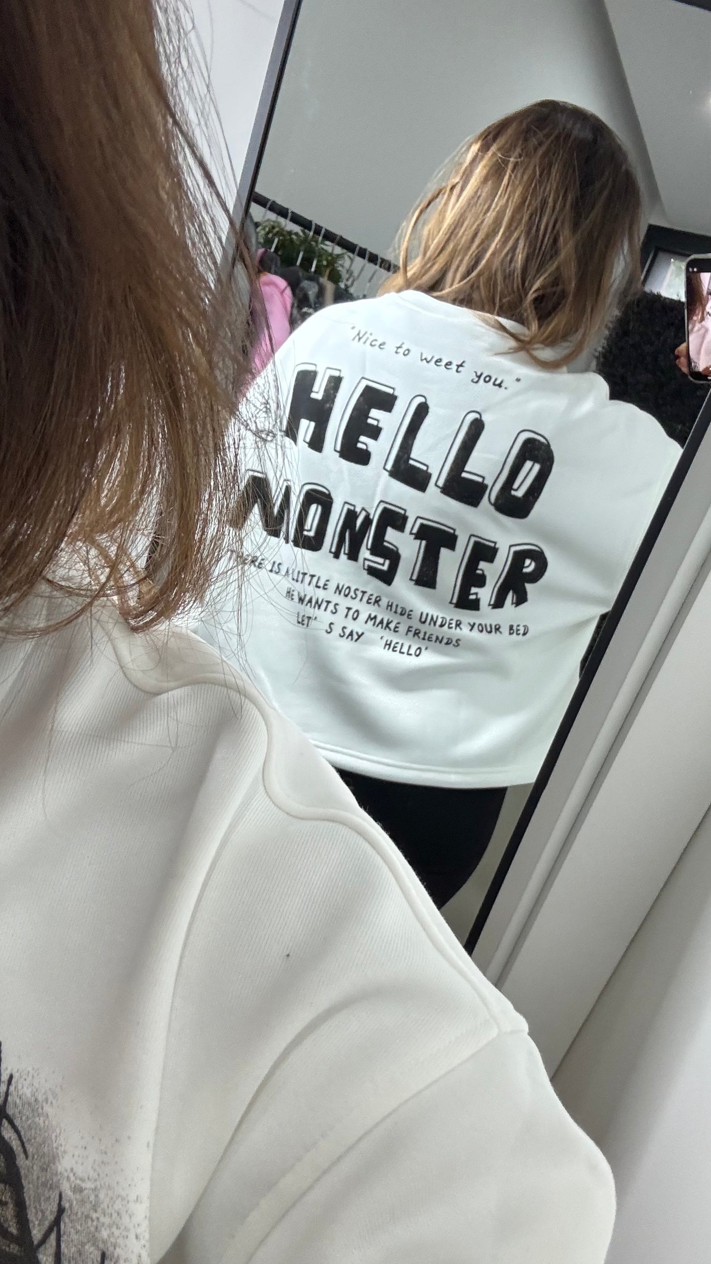 Sweatshirt “Hello Monster”