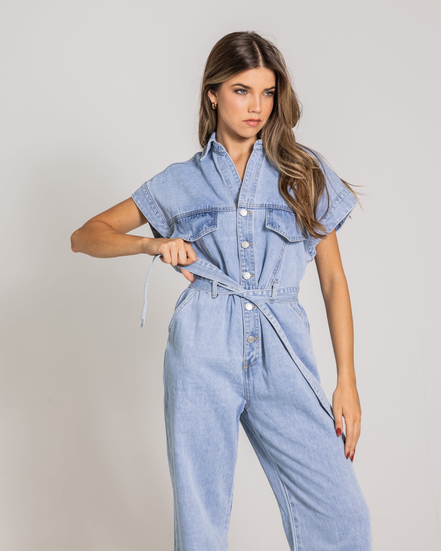 Macacão Denim Power