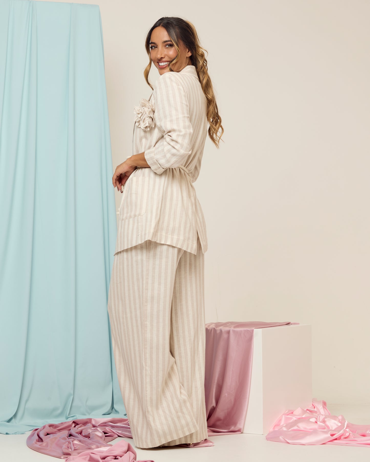 Conjunto Listrado Riviera