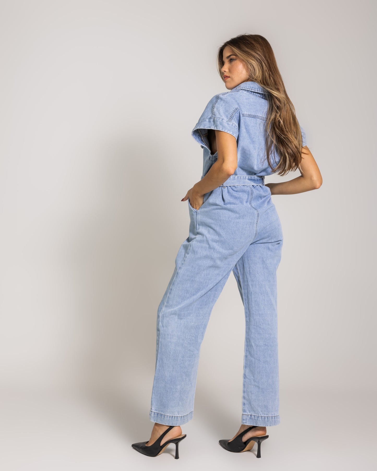 Macacão Denim Power