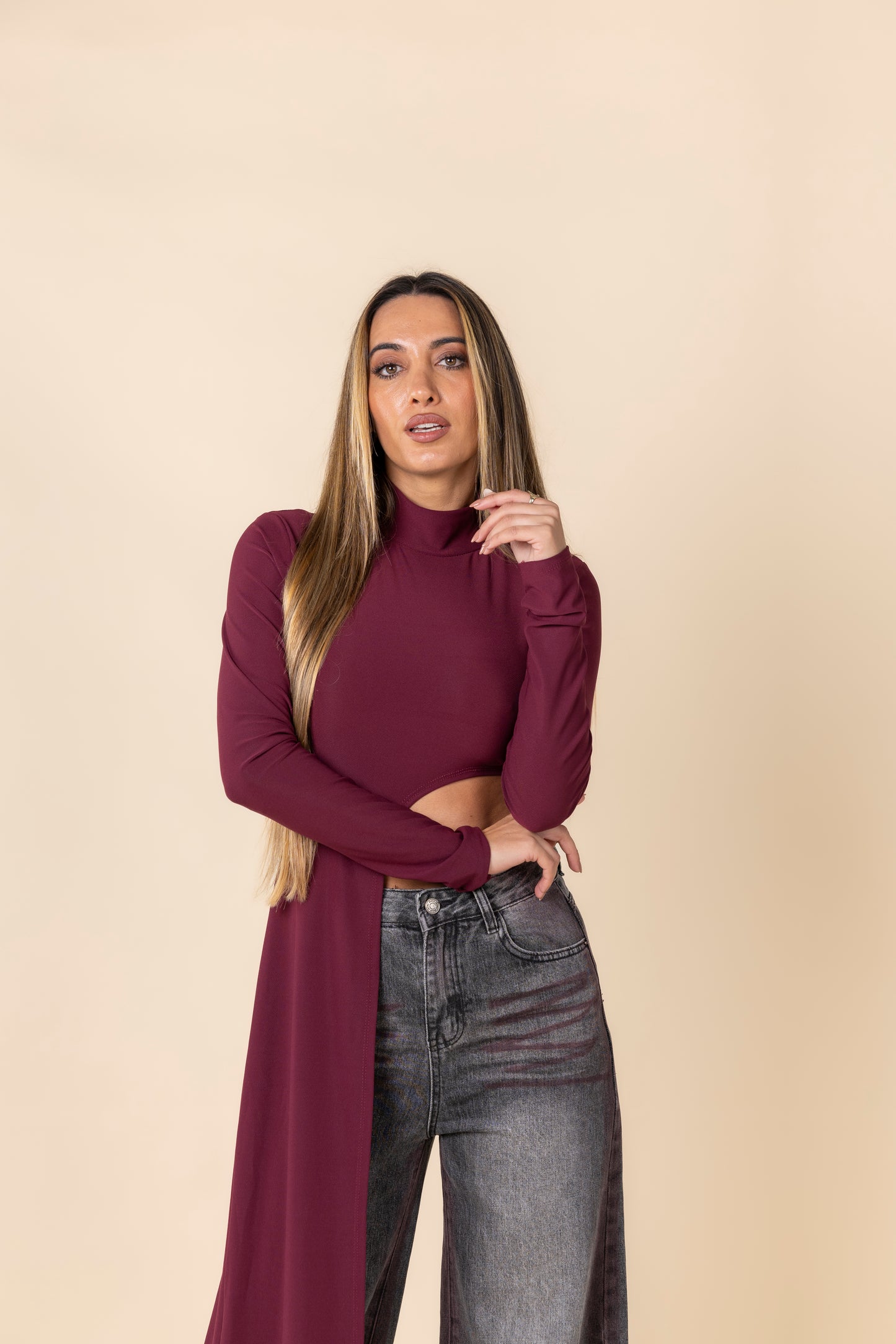 Long Opening Sweater