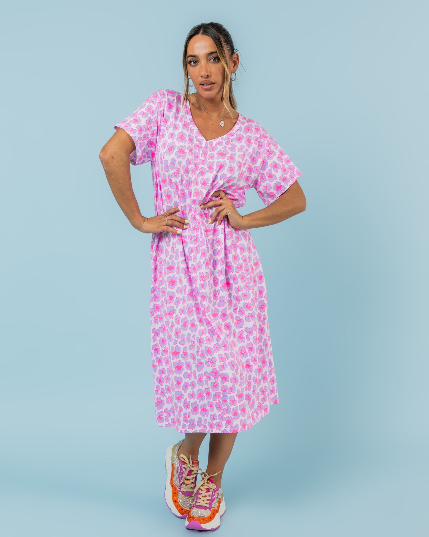 Vestido Neon Safari
