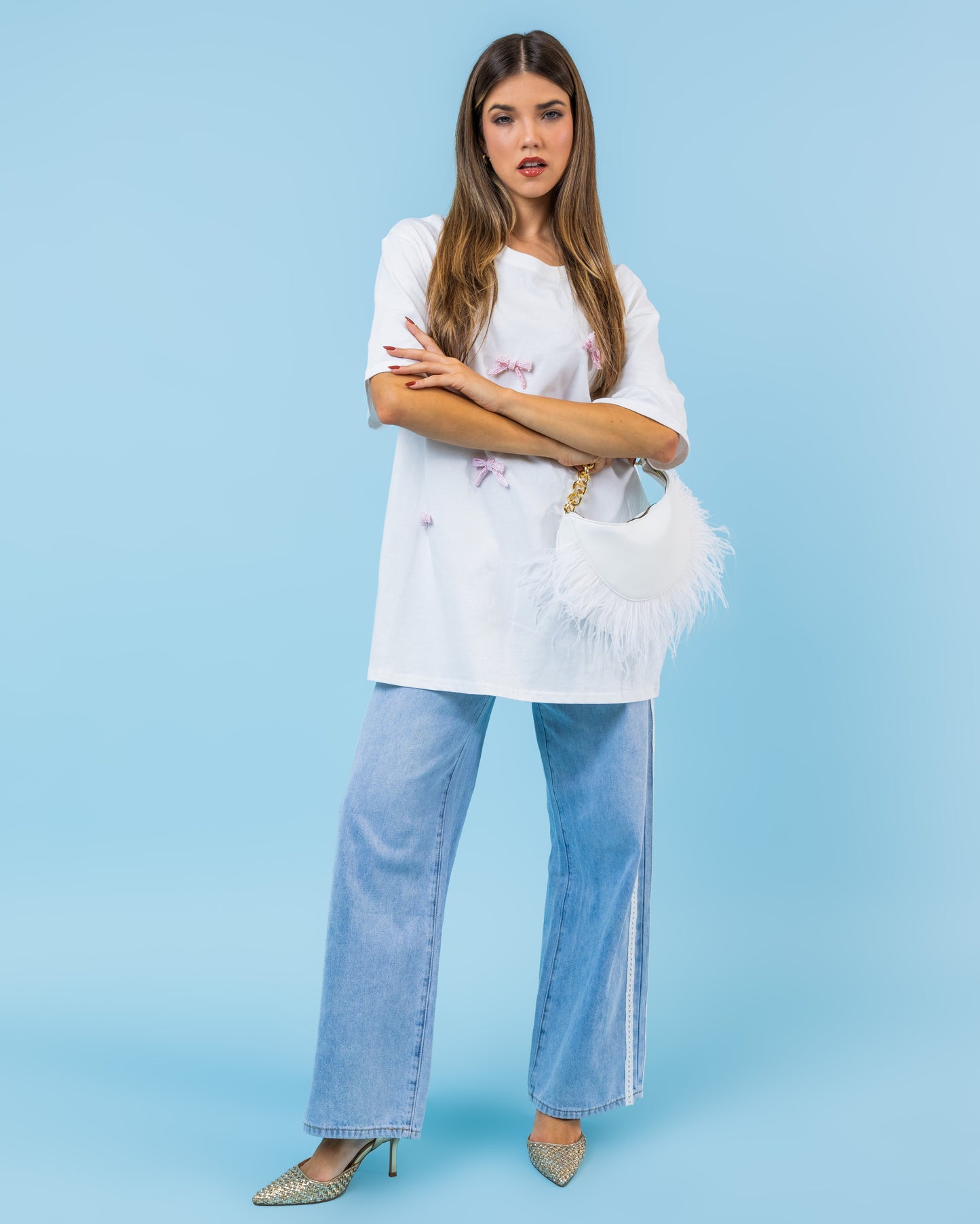 Calça Romance em Denim