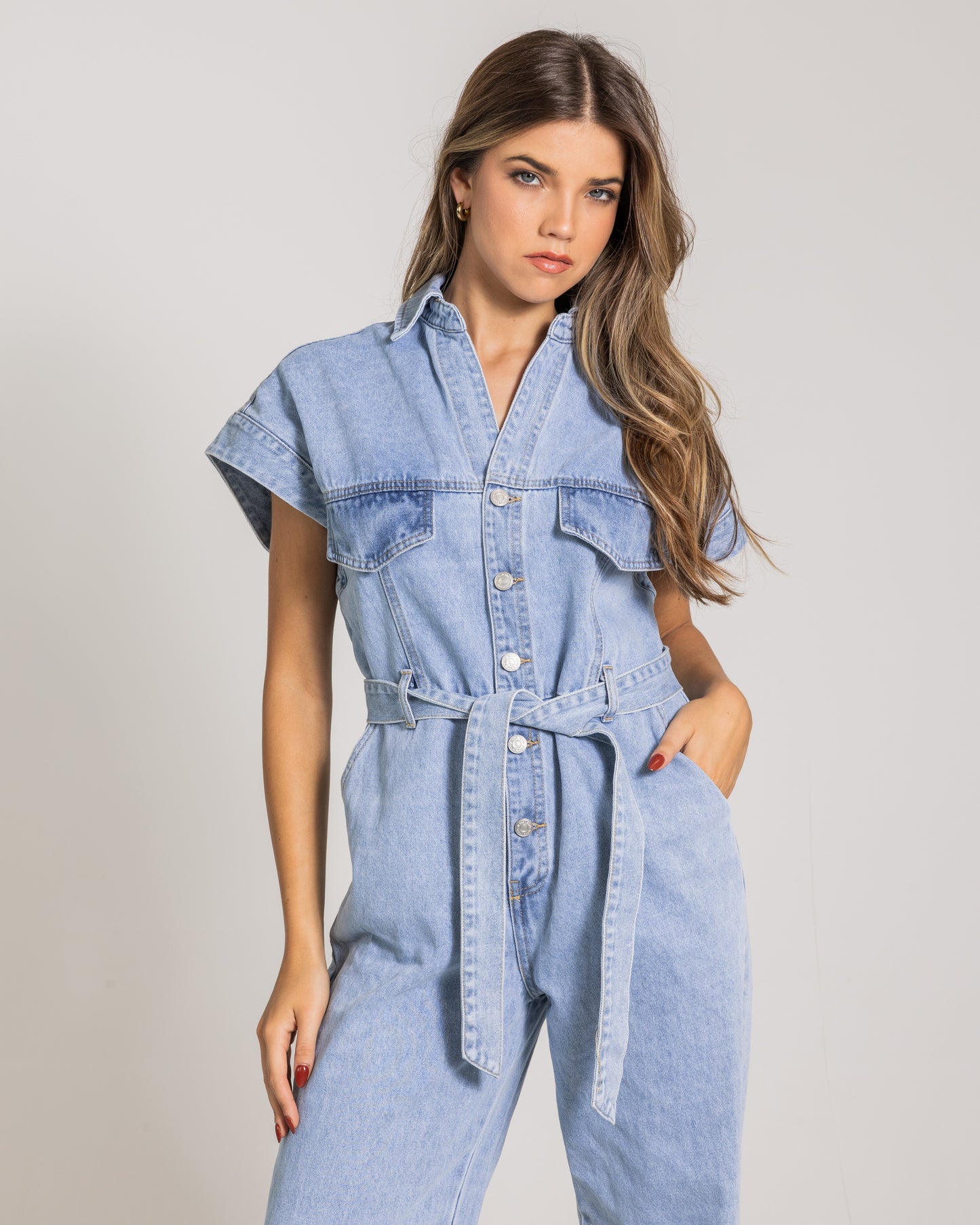 Macacão Denim Power