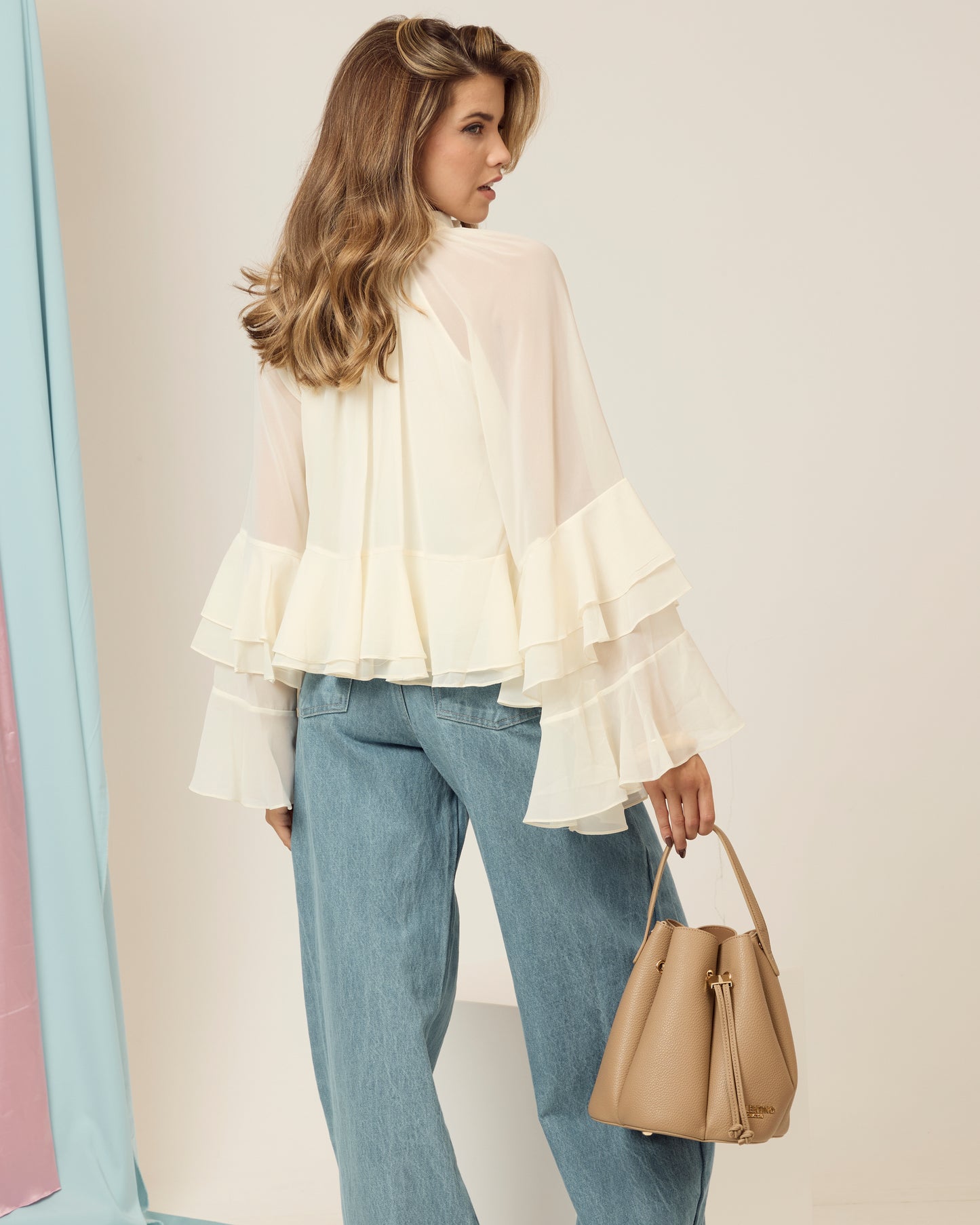 Calça WideLeg Denim Clássica