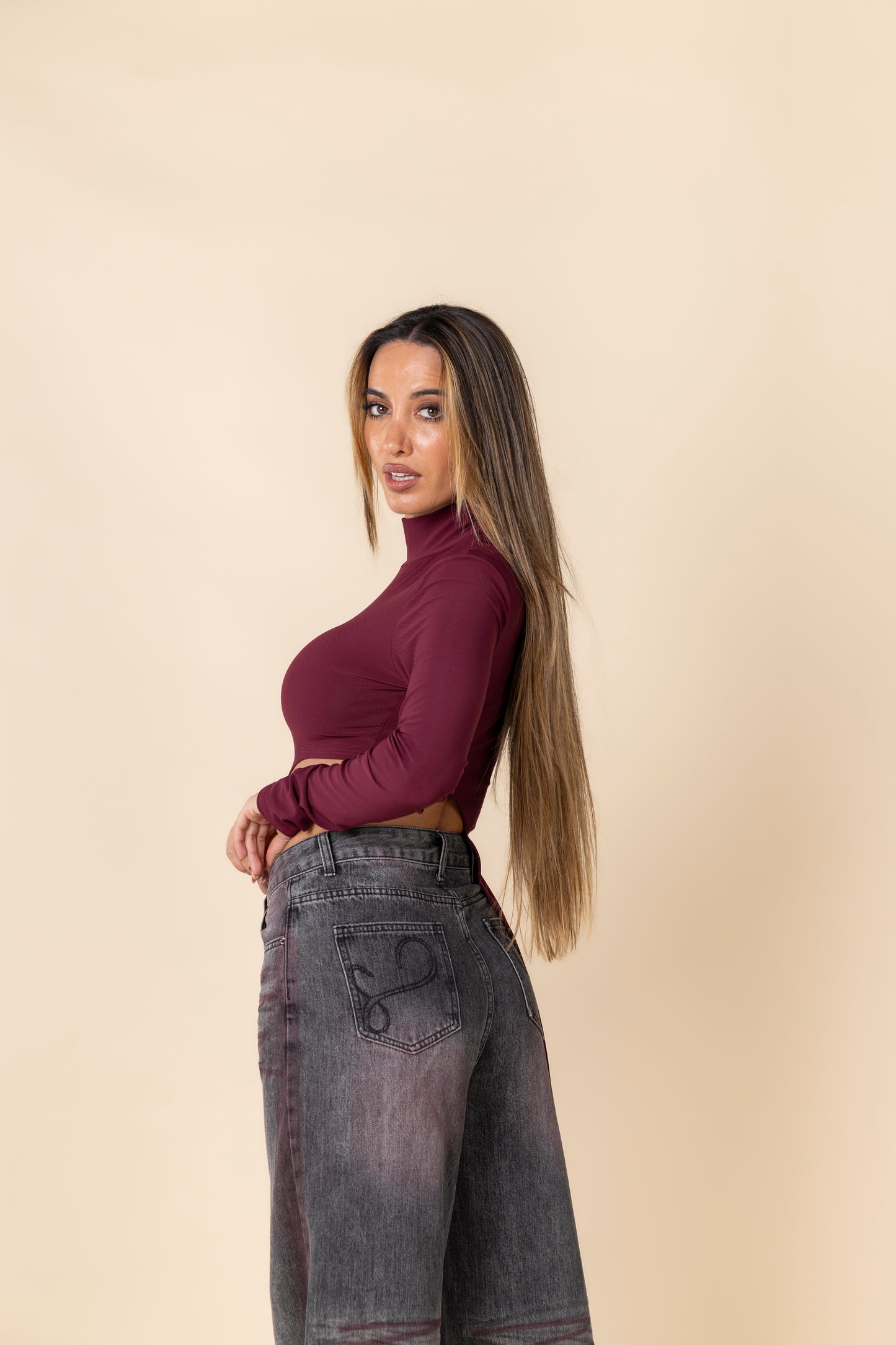 Wide Leg Bordeaux