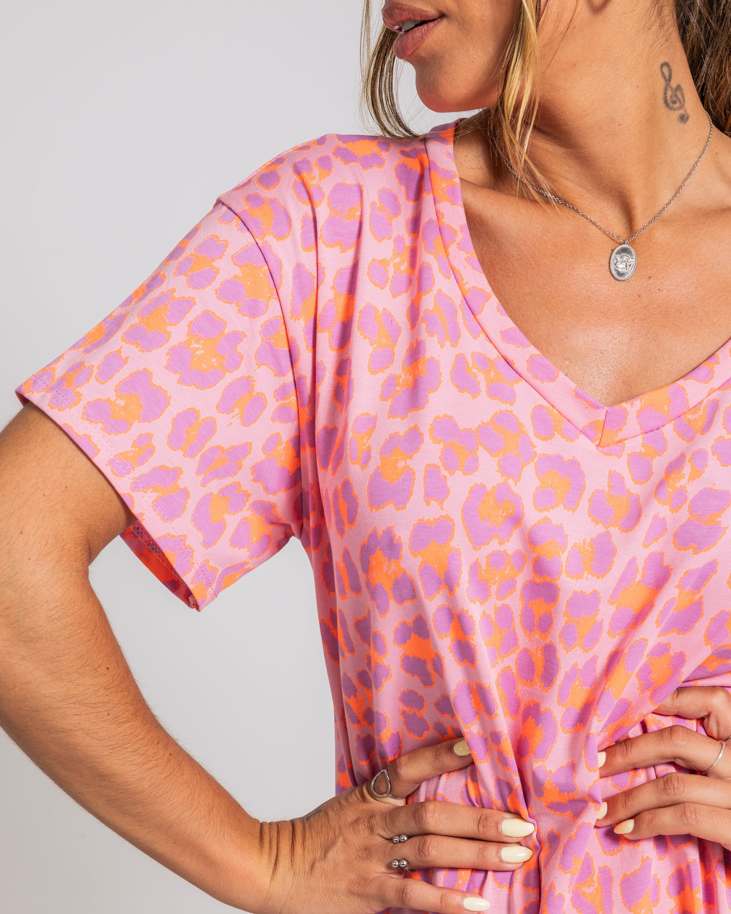 Vestido Neon Safari