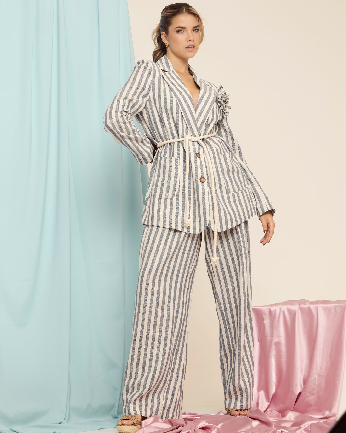 Conjunto Listrado Riviera