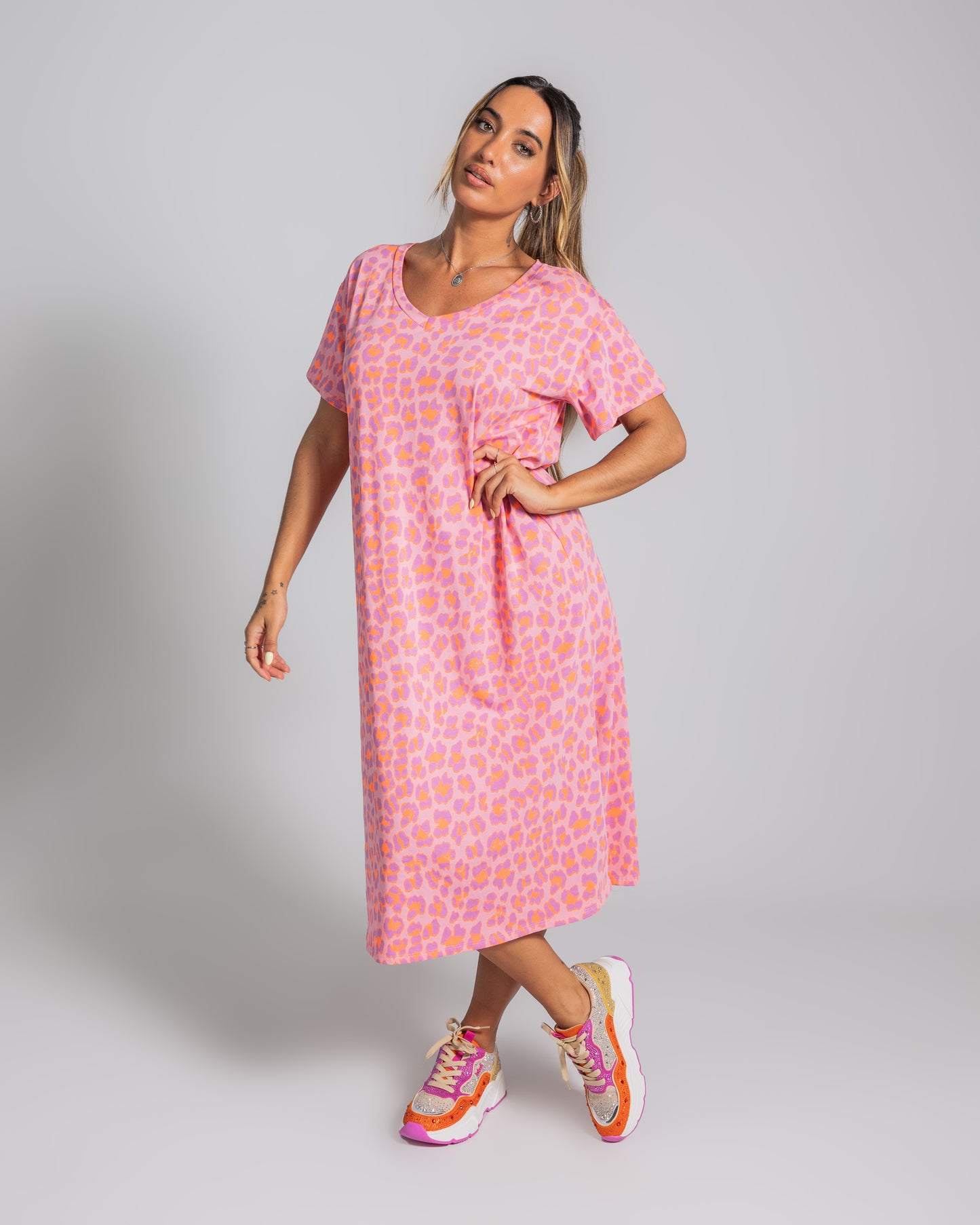 Vestido Neon Safari