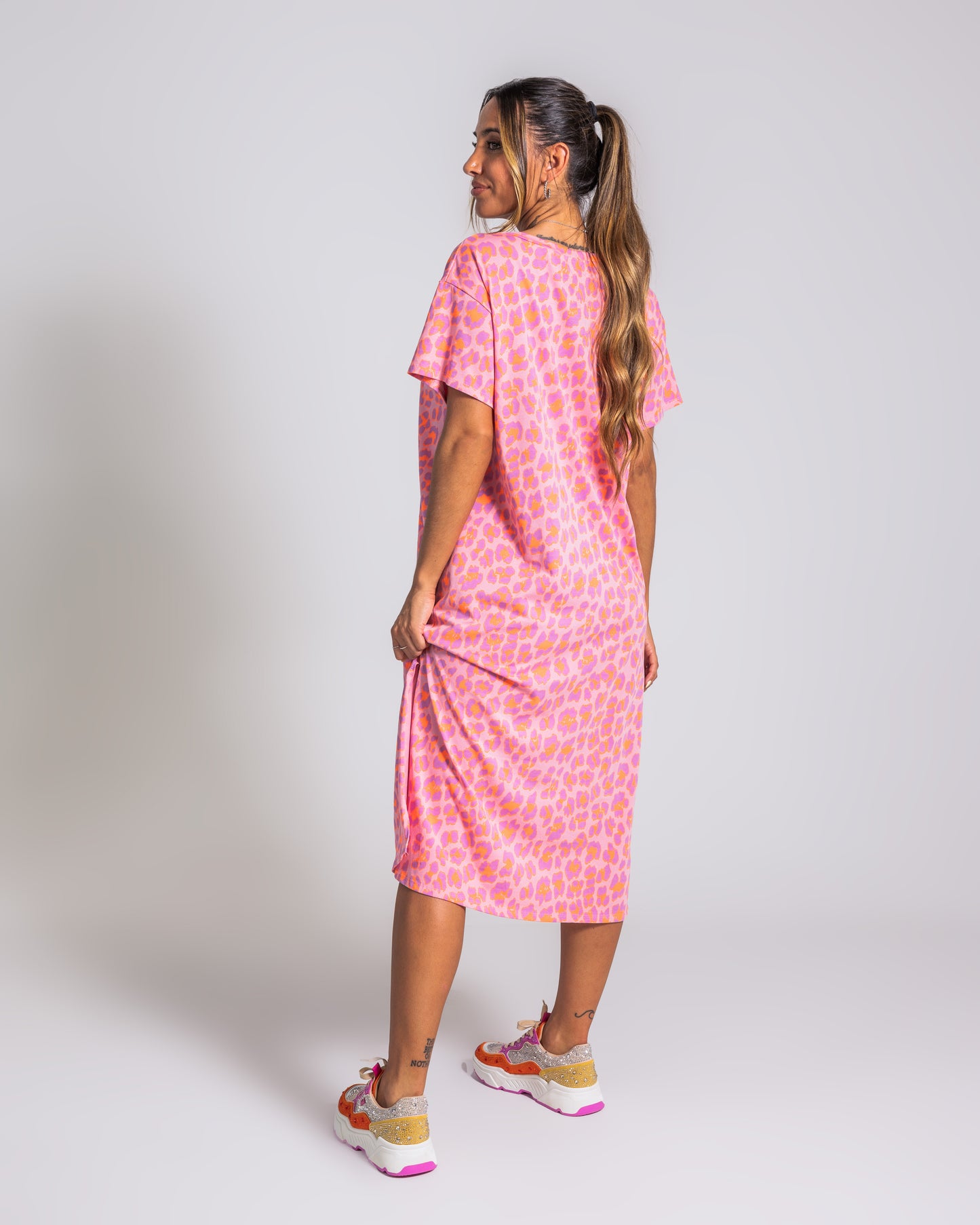 Vestido Neon Safari