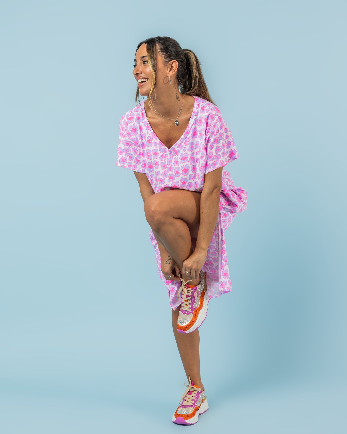Vestido Neon Safari