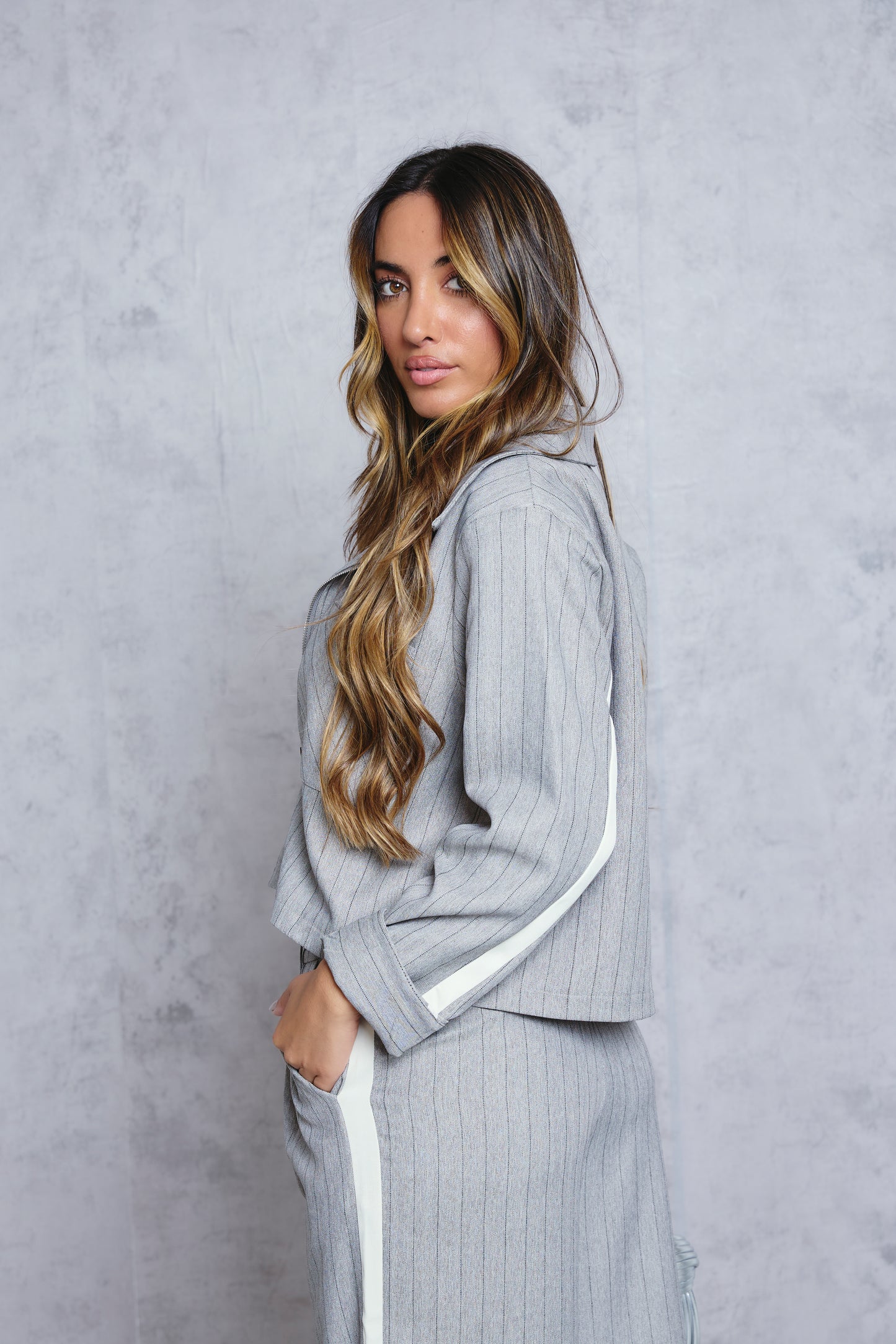 Conjunto Elegance Listrado