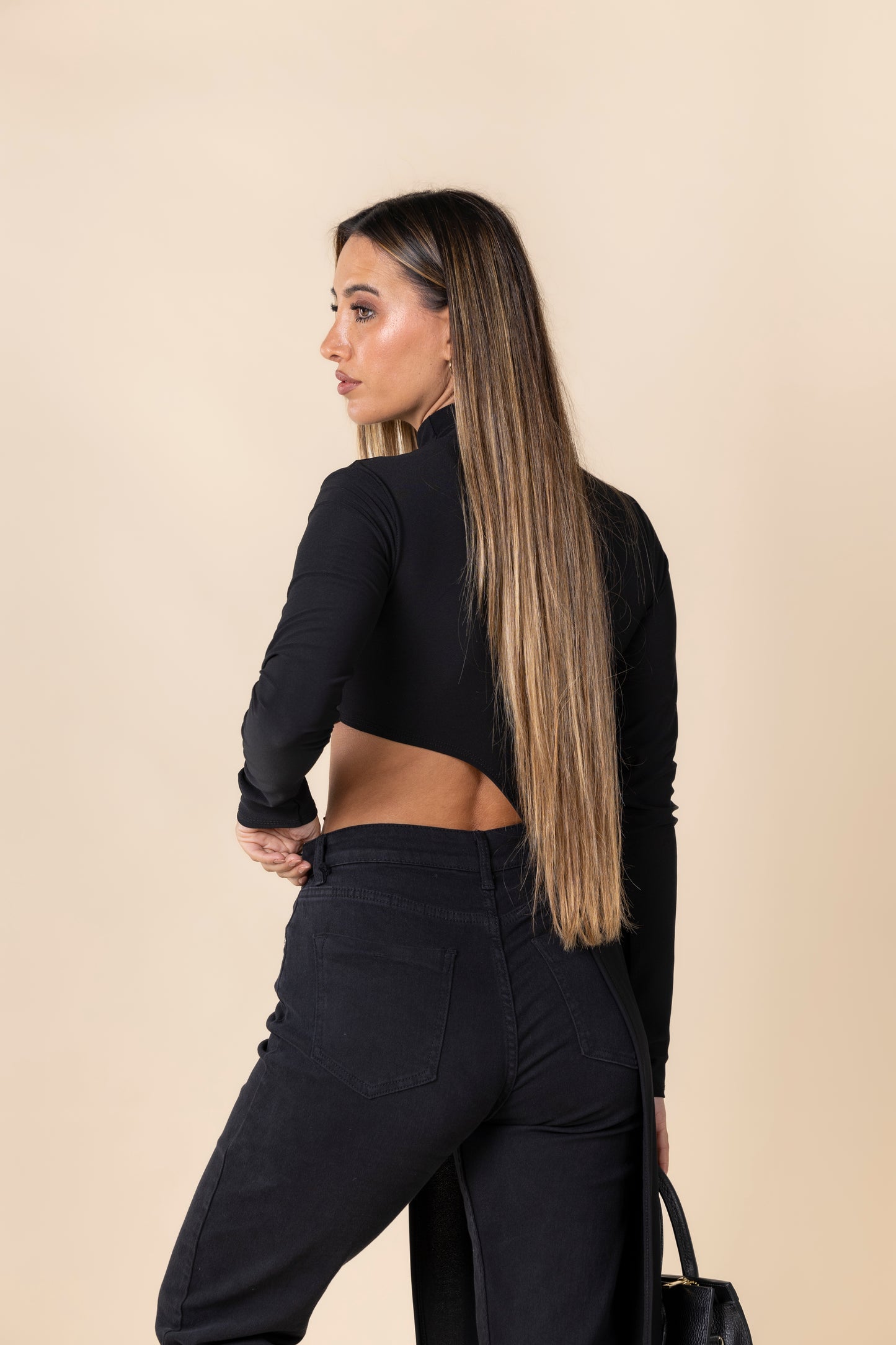 Black MomFit Jeans