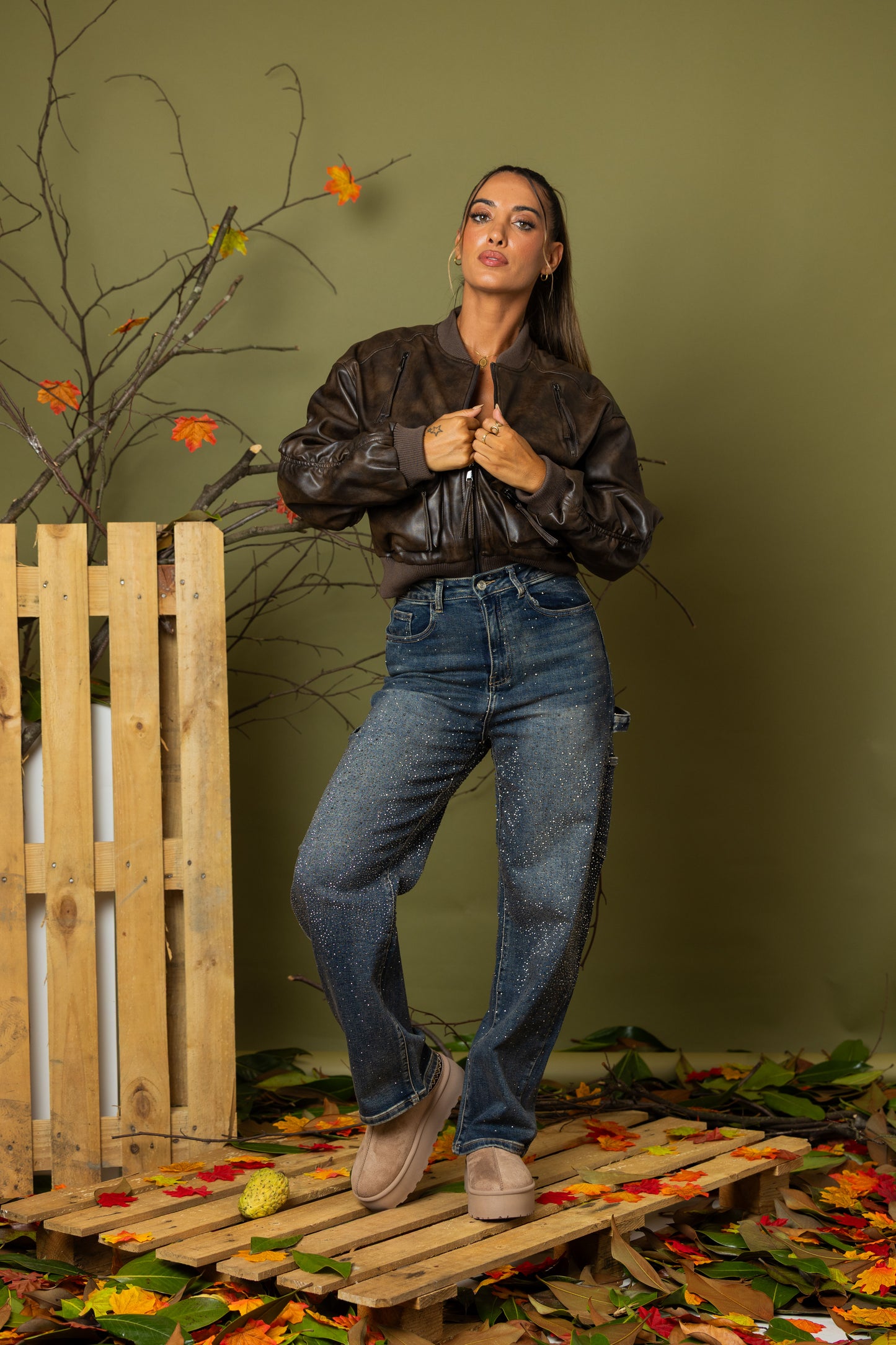 Calças Lumière Denim