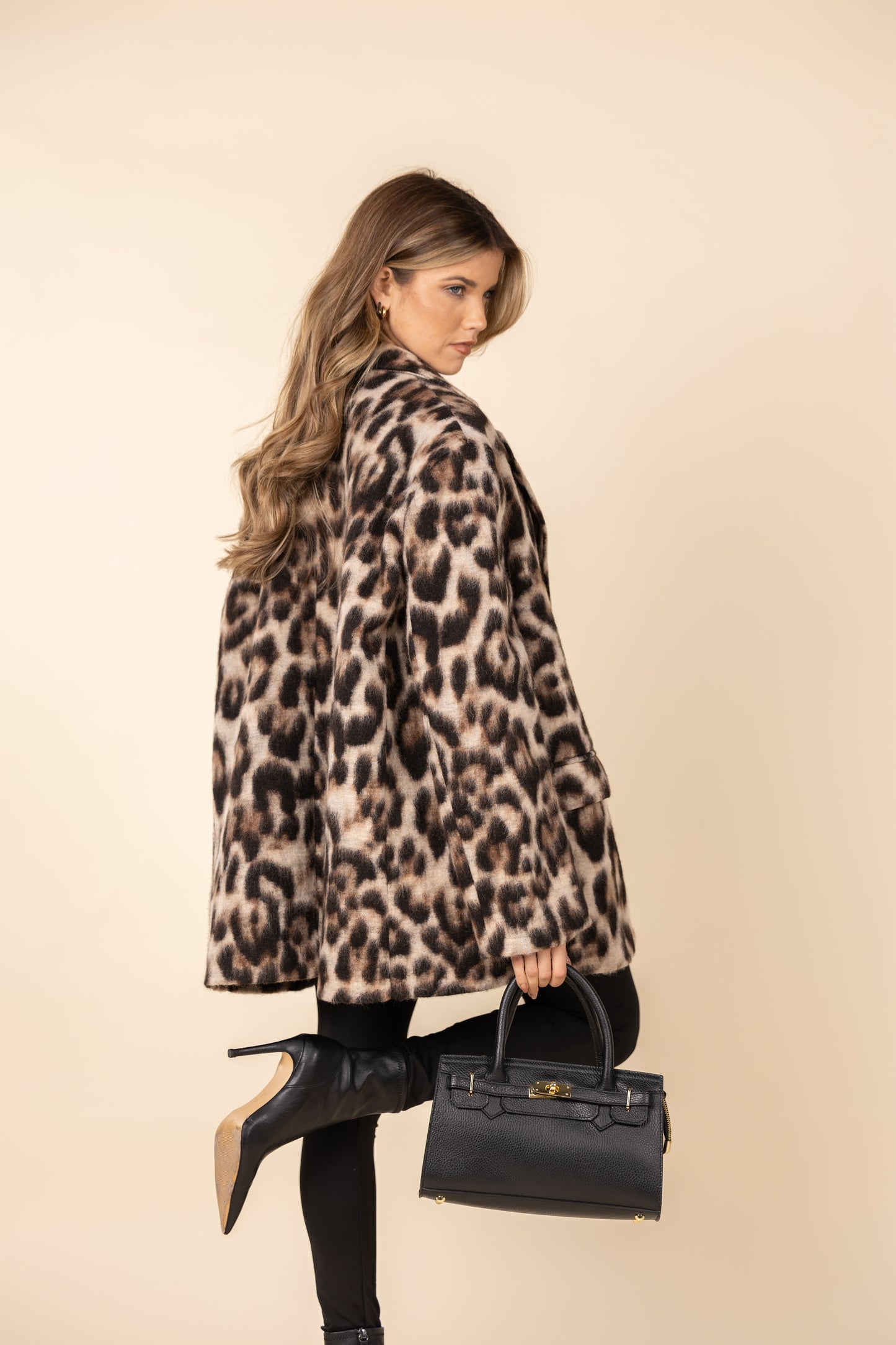 Leopard Oversized Blazer