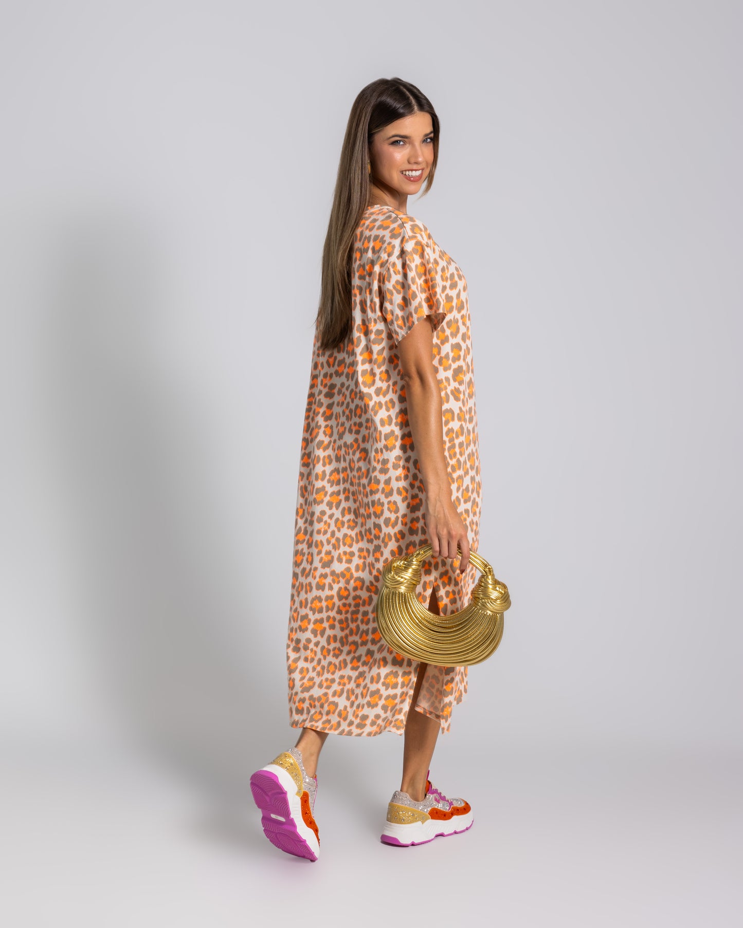 Vestido Neon Safari