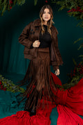 Saia Fringe Suede Touch