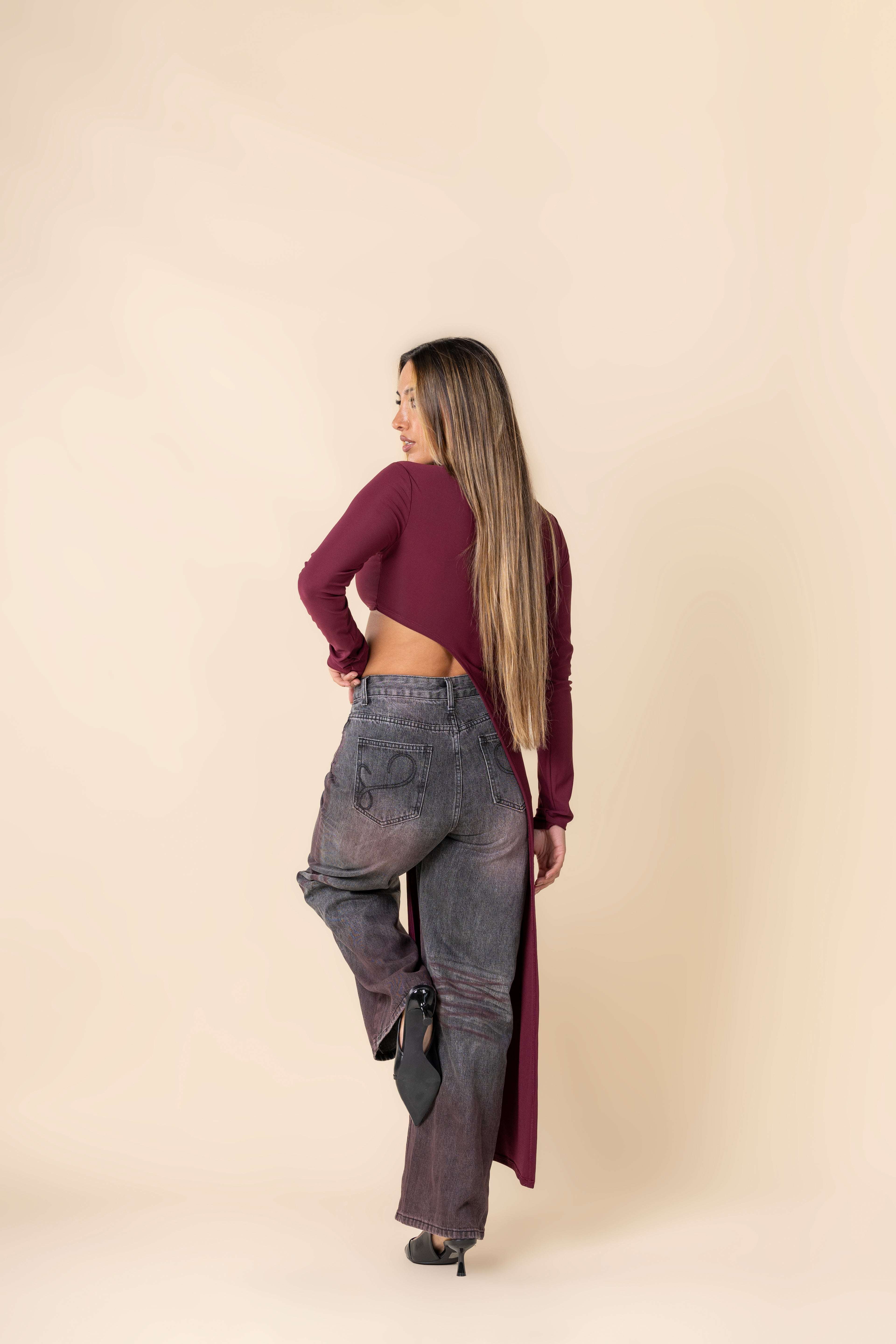 Wide Leg Bordeaux