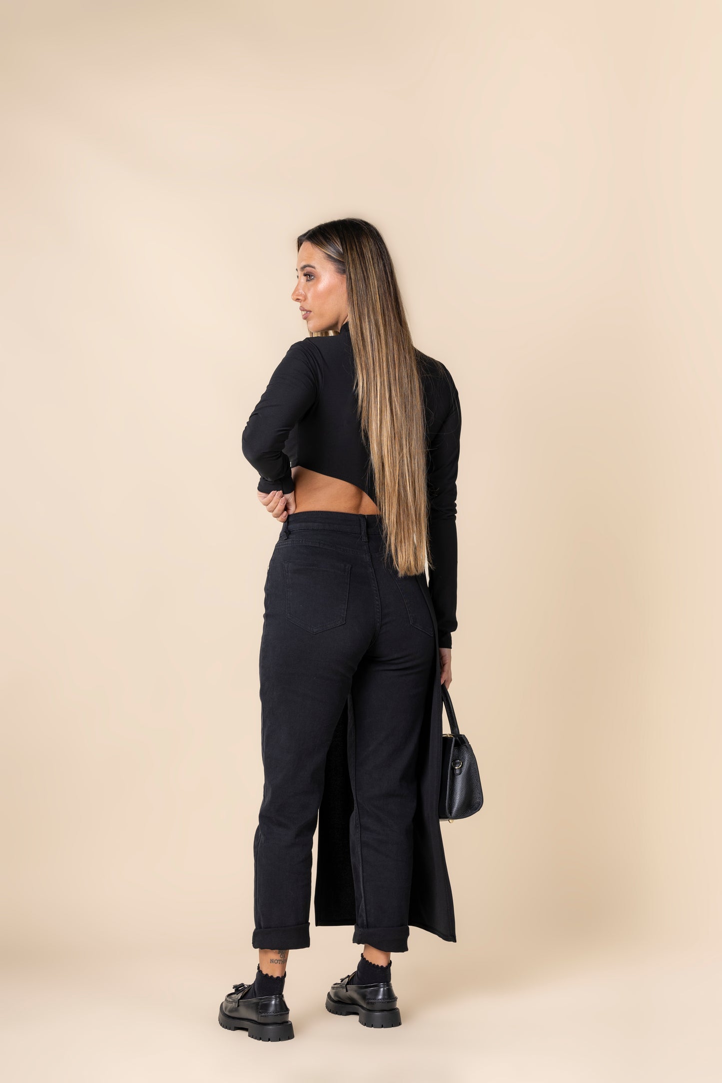 Black MomFit Jeans