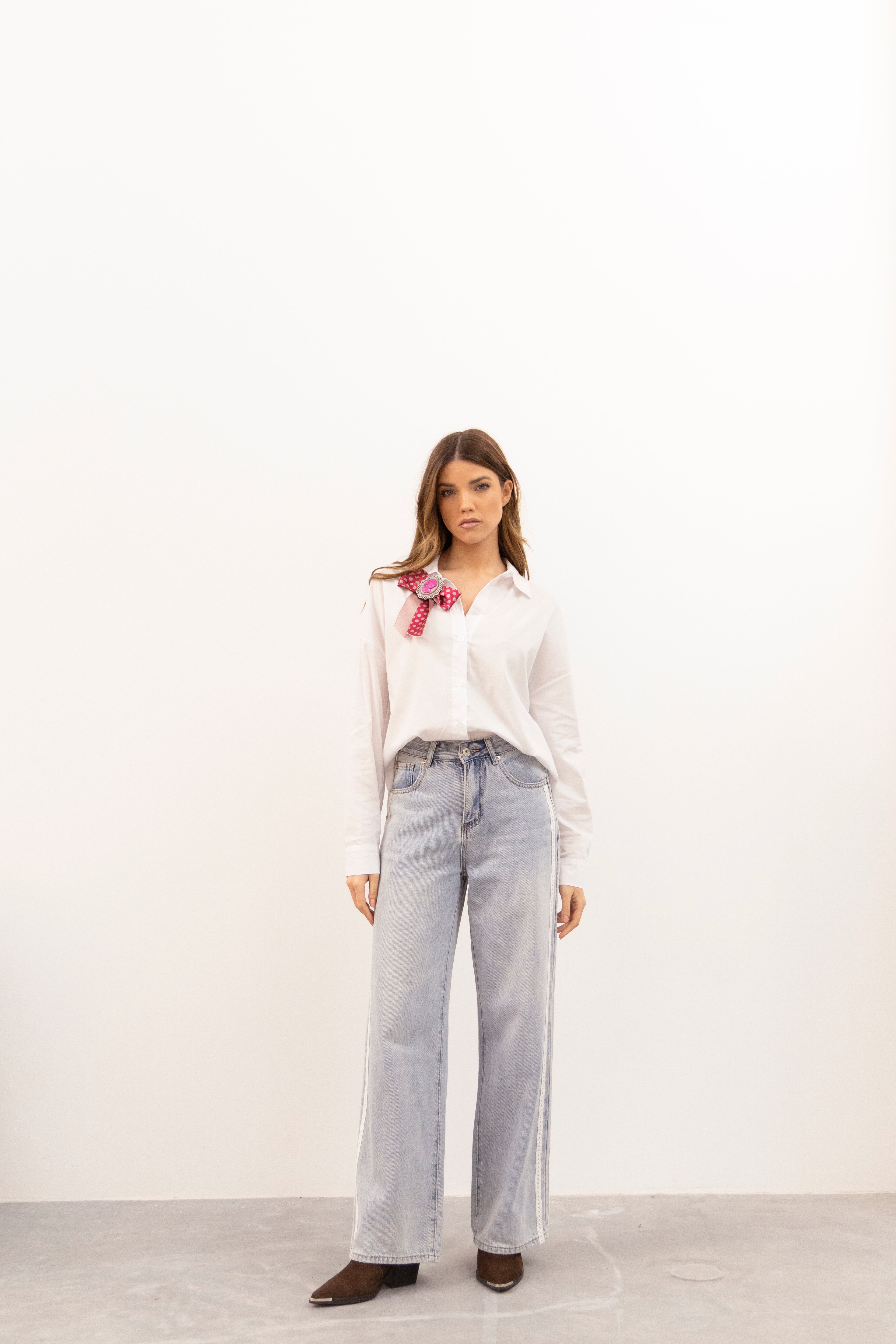 Calça Romance em Denim