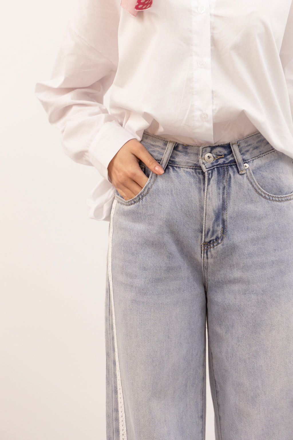 Calça Romance em Denim
