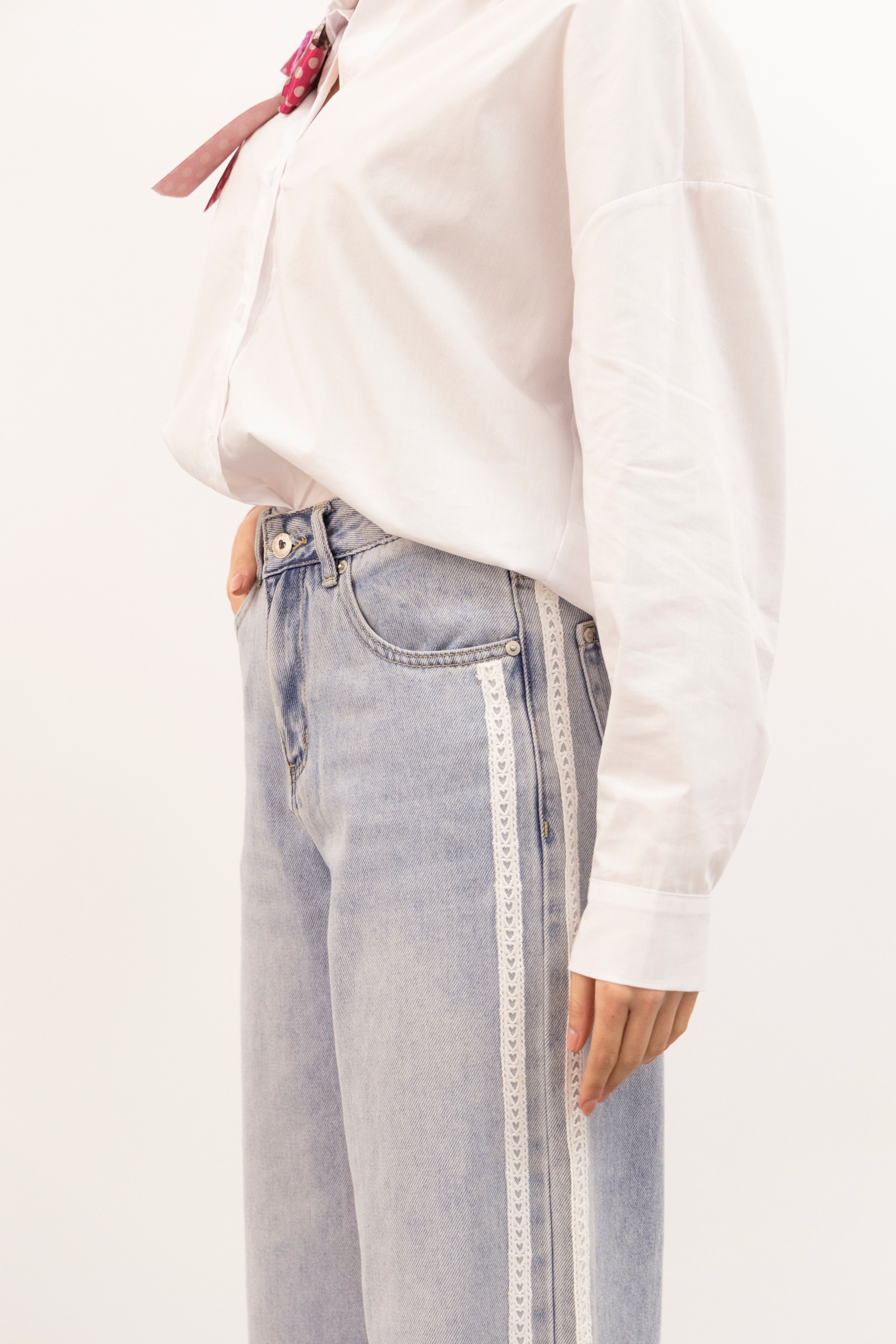 Calça Romance em Denim