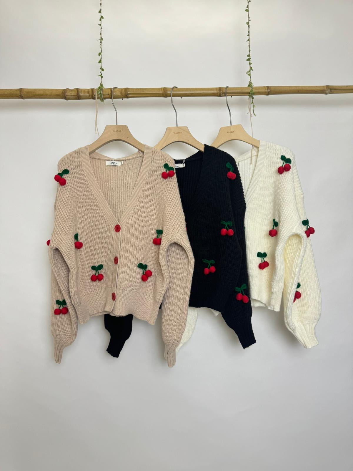 Cherry Knitted Coat