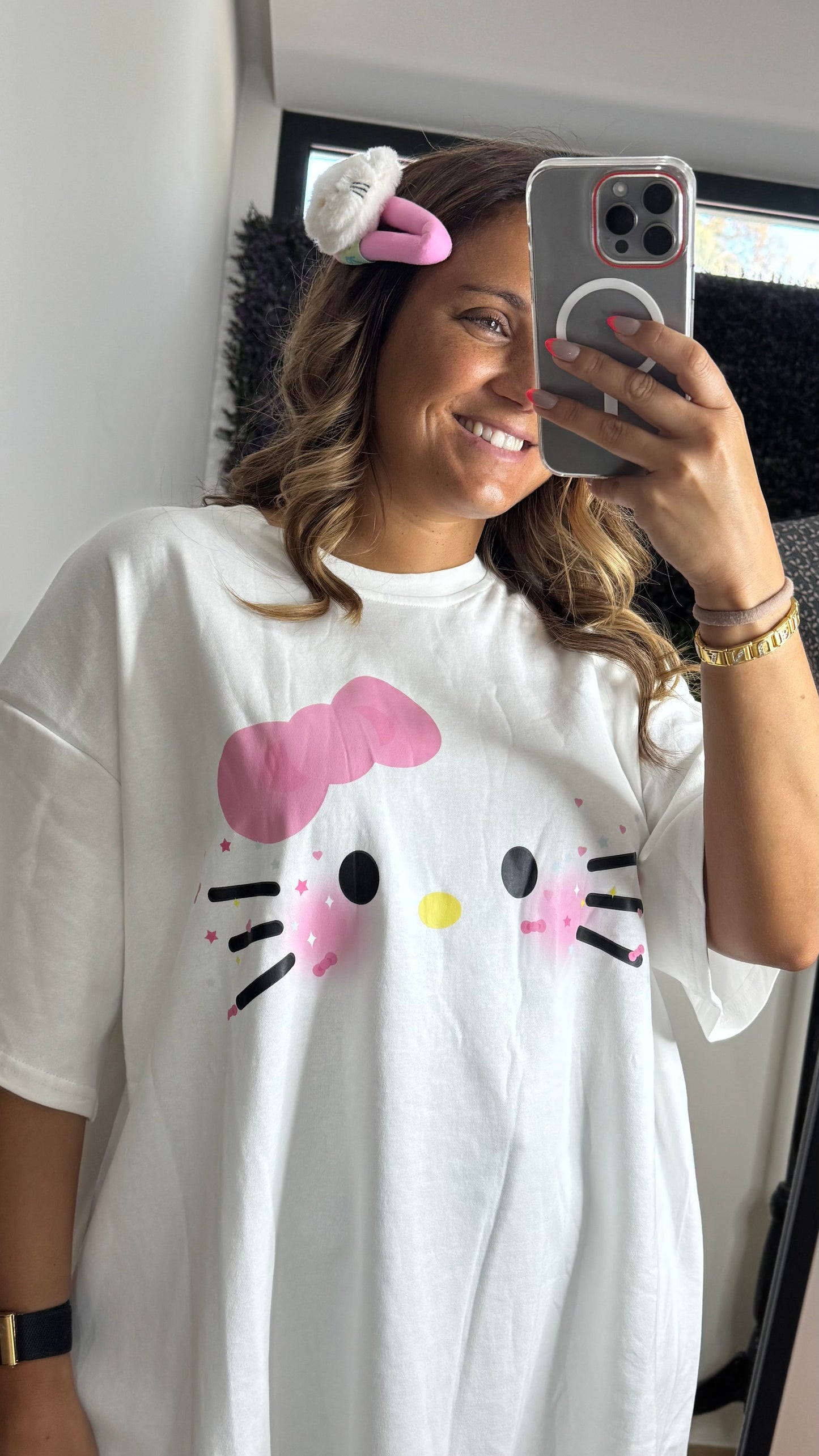 T-shirt Oversized Hello Mood