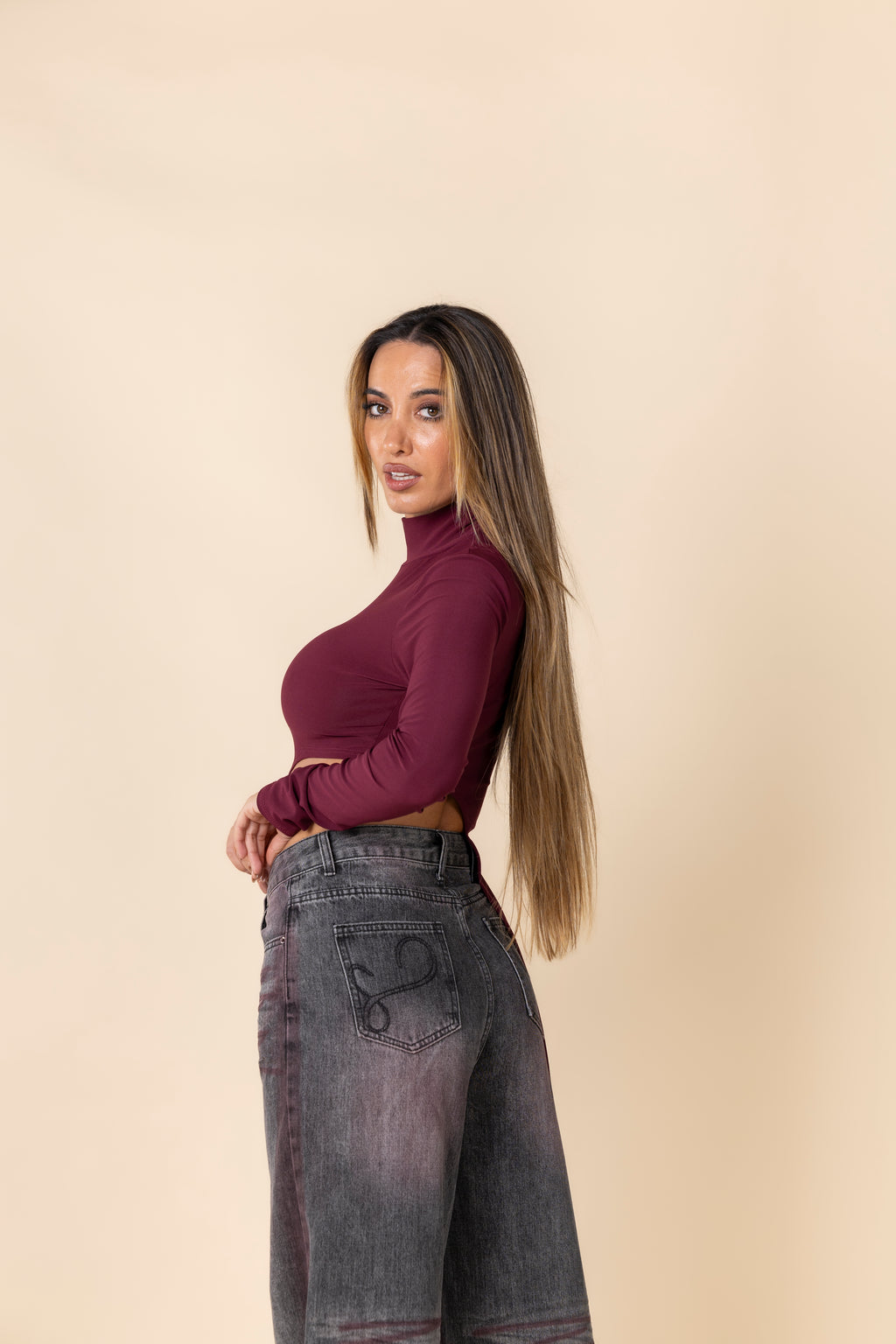 Wide Leg Bordeaux