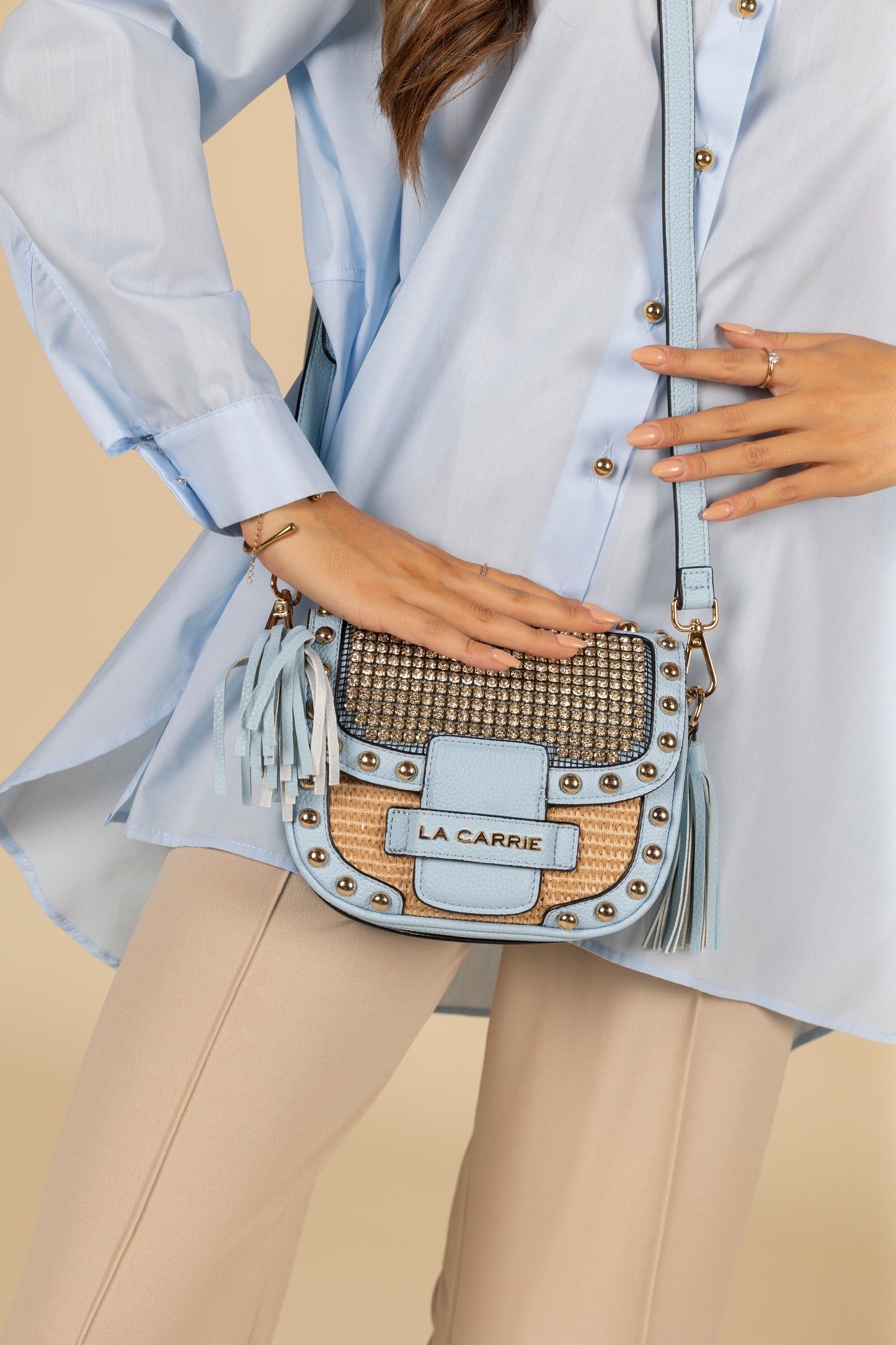 Shiny BabyBlue Bag