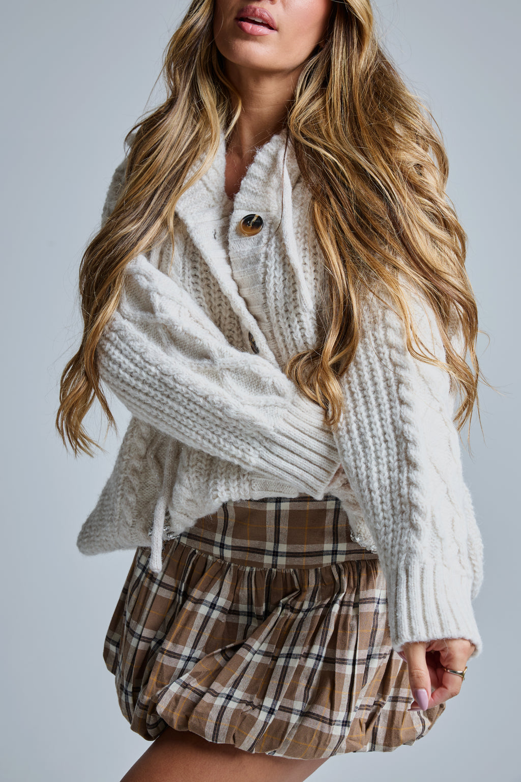 Plaid Mini Skirt