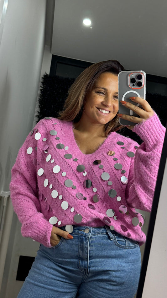 TiAmo Sequin Sweater