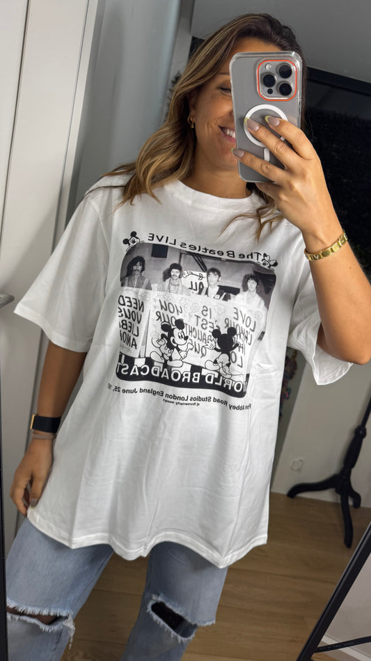 T-shirt Beatles x Mickey
