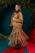 Saia Fringe Suede Touch