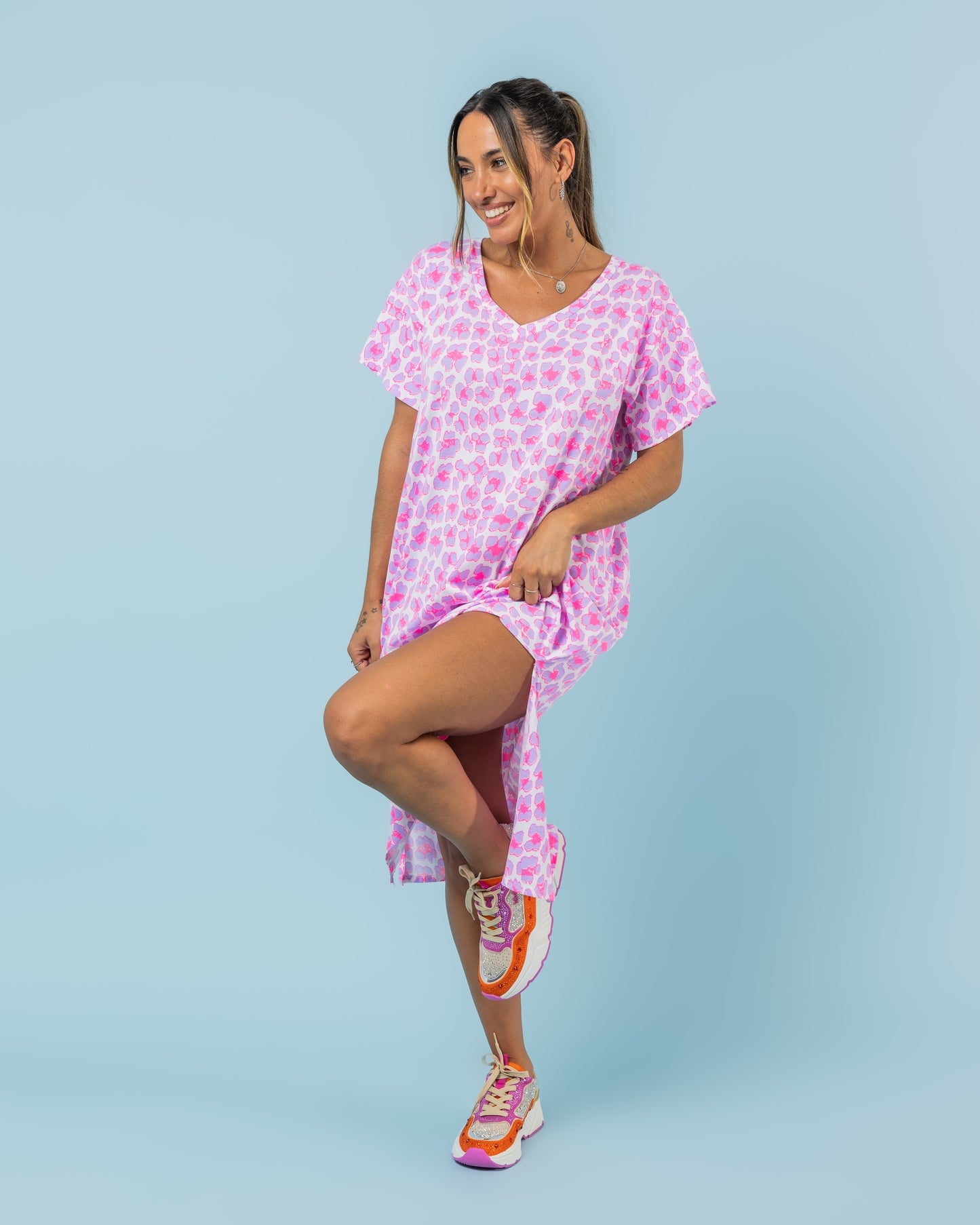 Vestido Neon Safari
