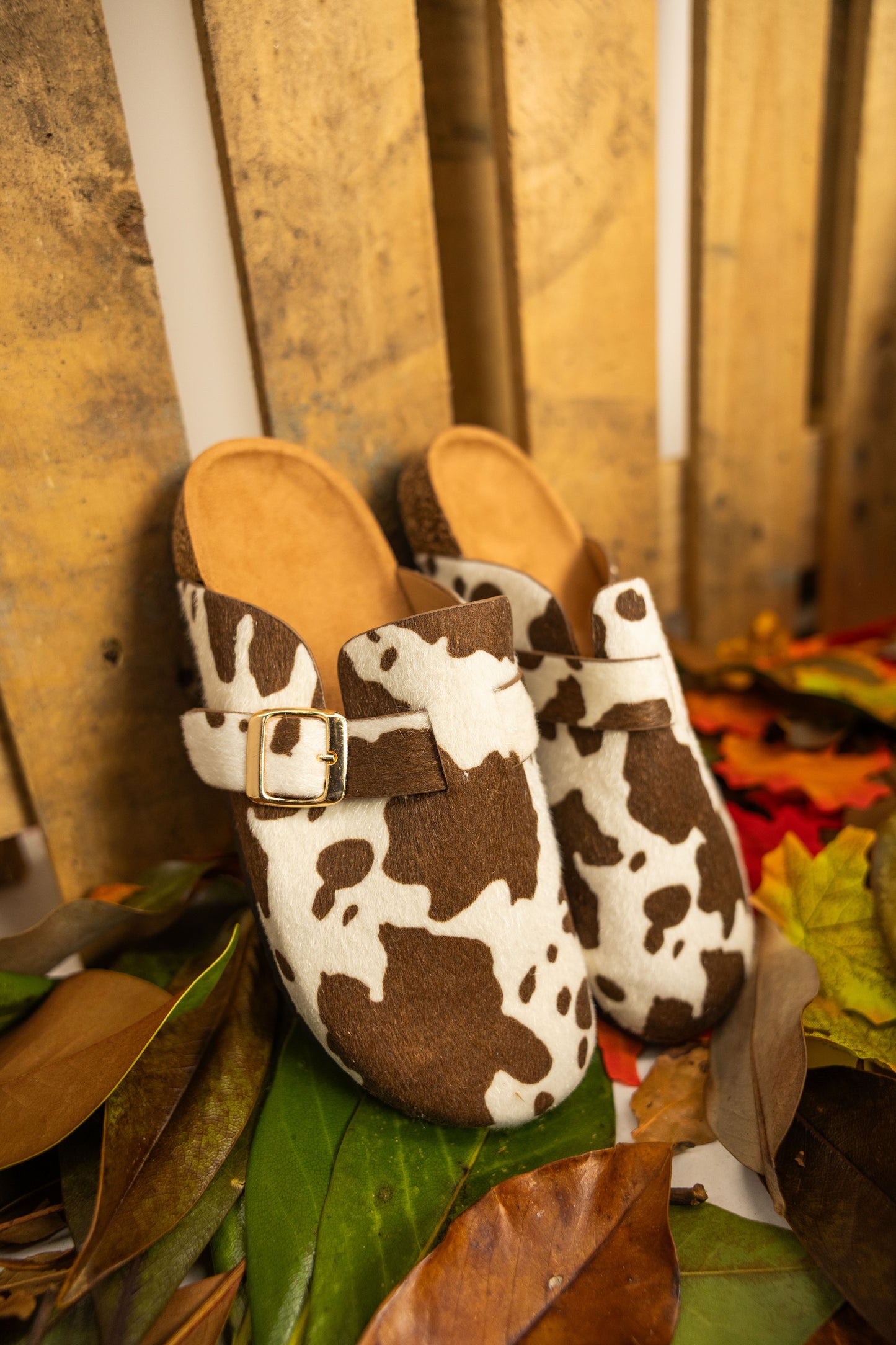 Mules Cow Chic