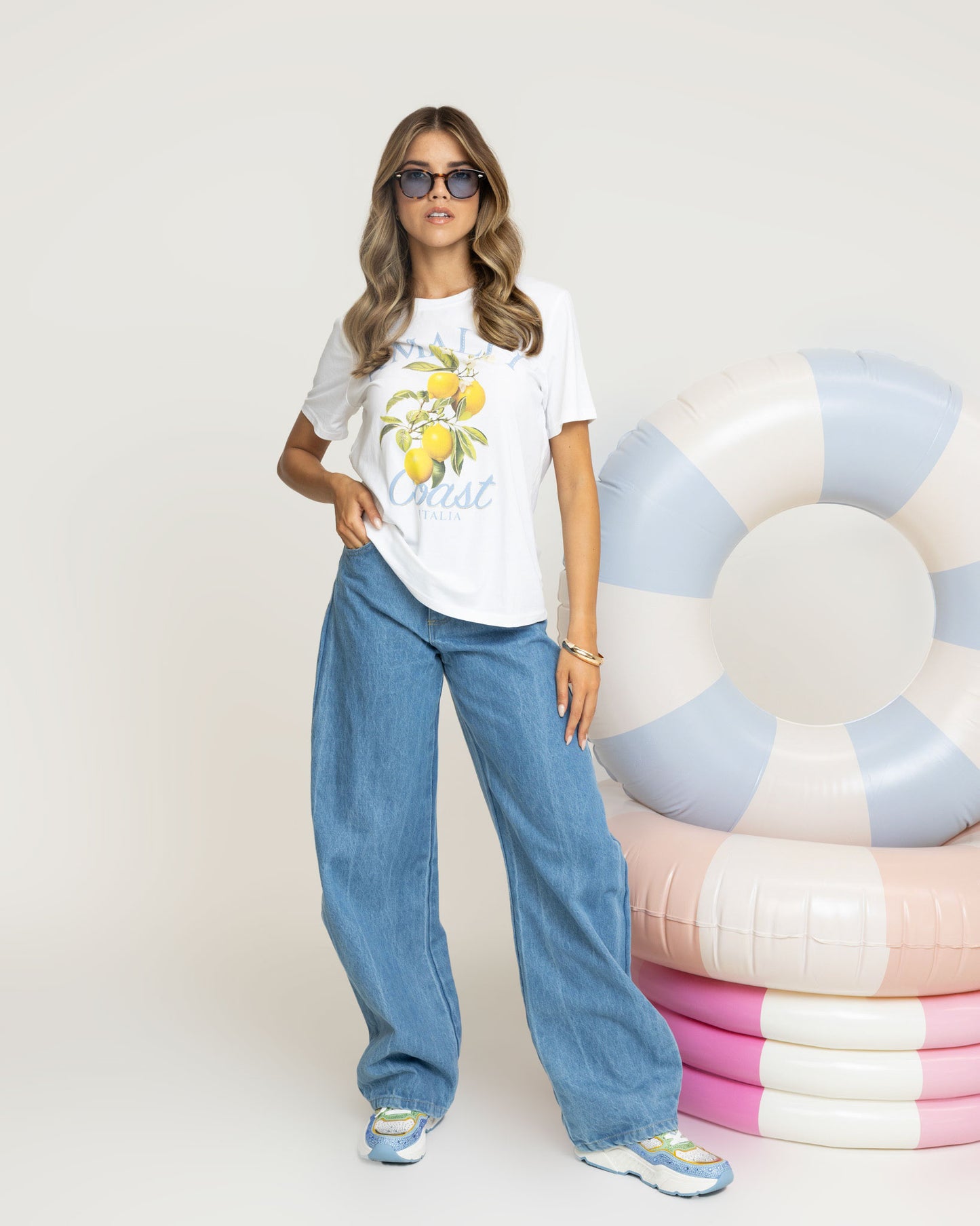 Calça WideLeg Denim Clássica