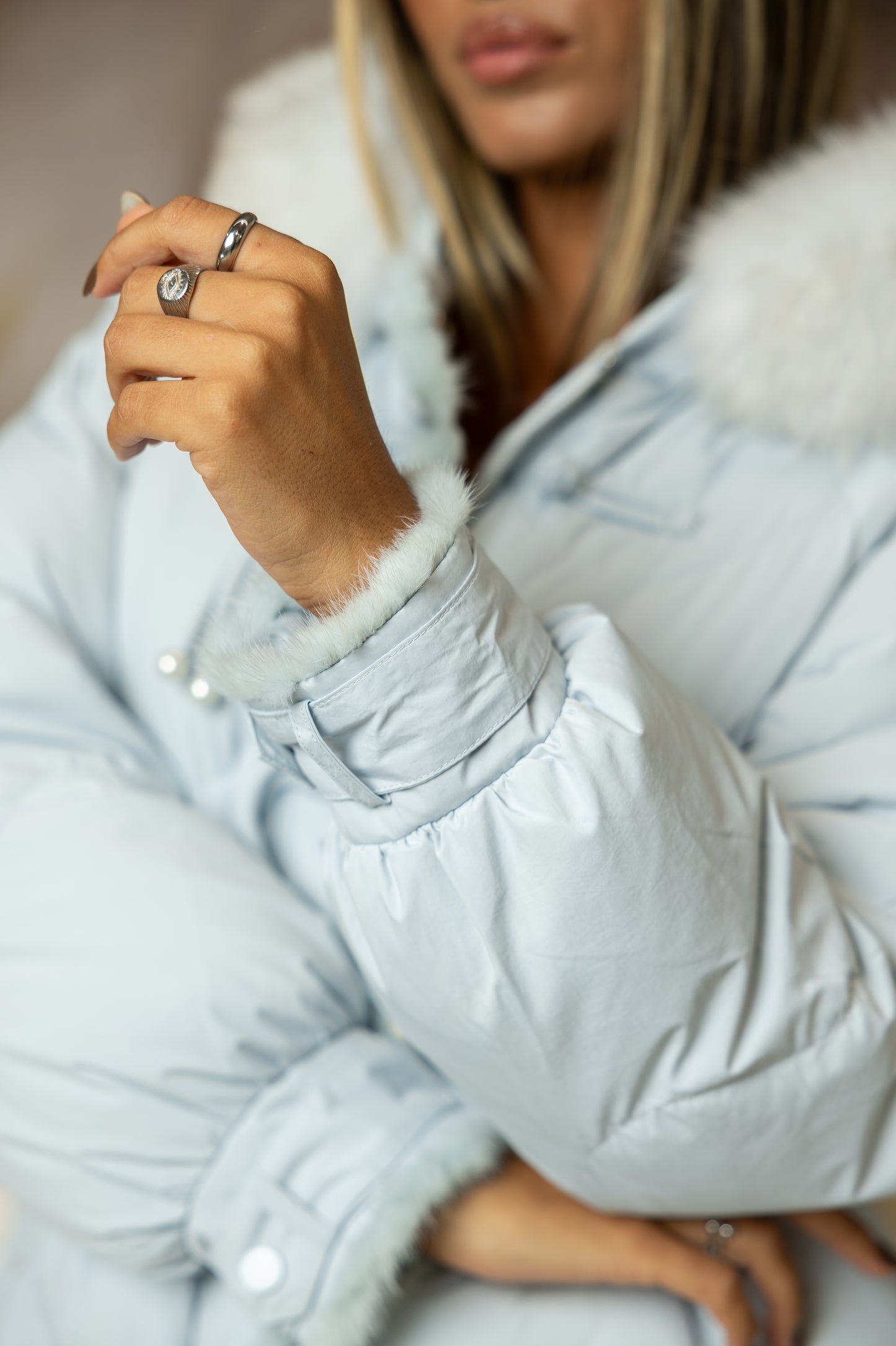 Kispo Luxe Fur Baby Blue