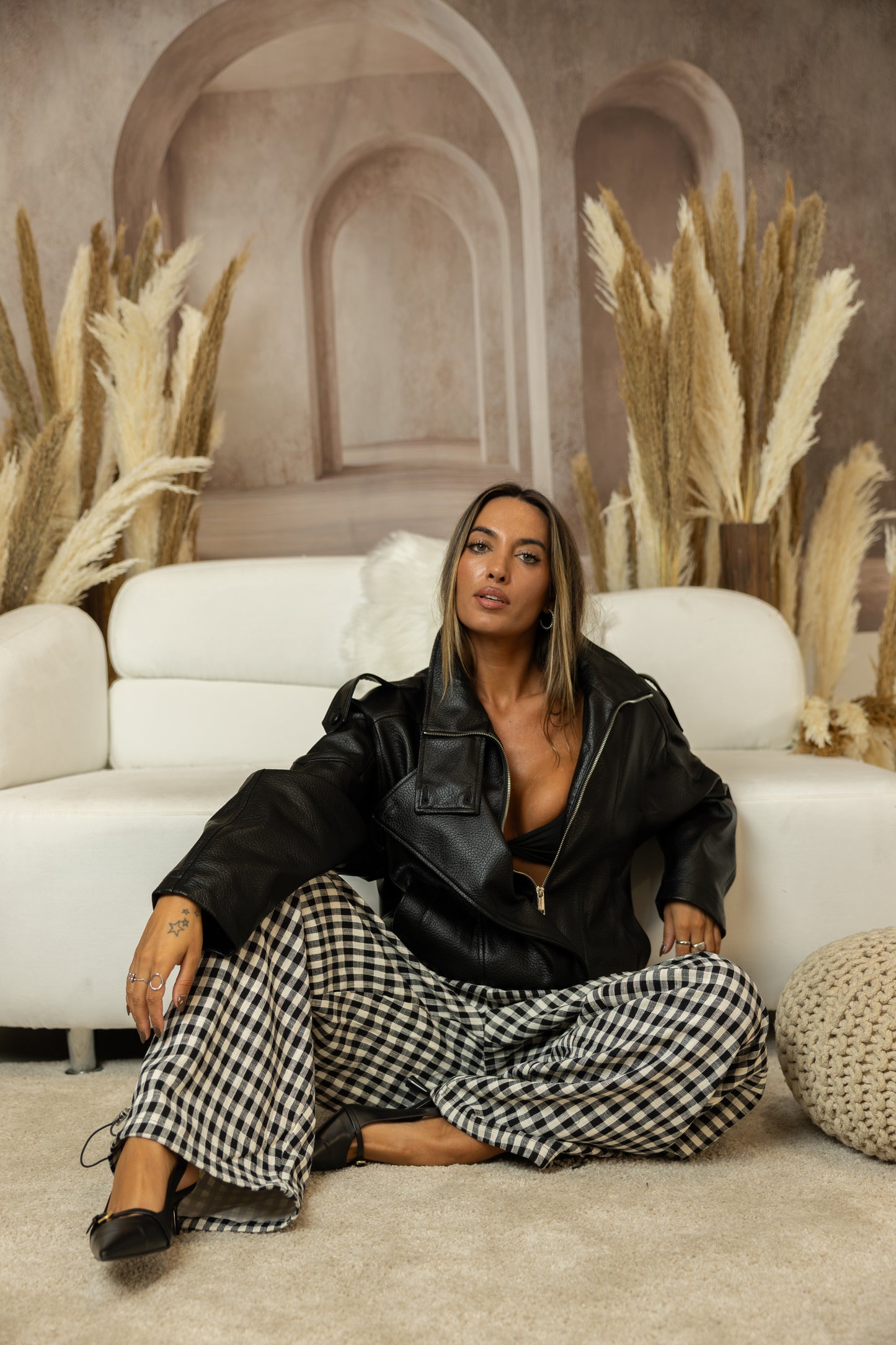 Calças Vichy Conforto Chic