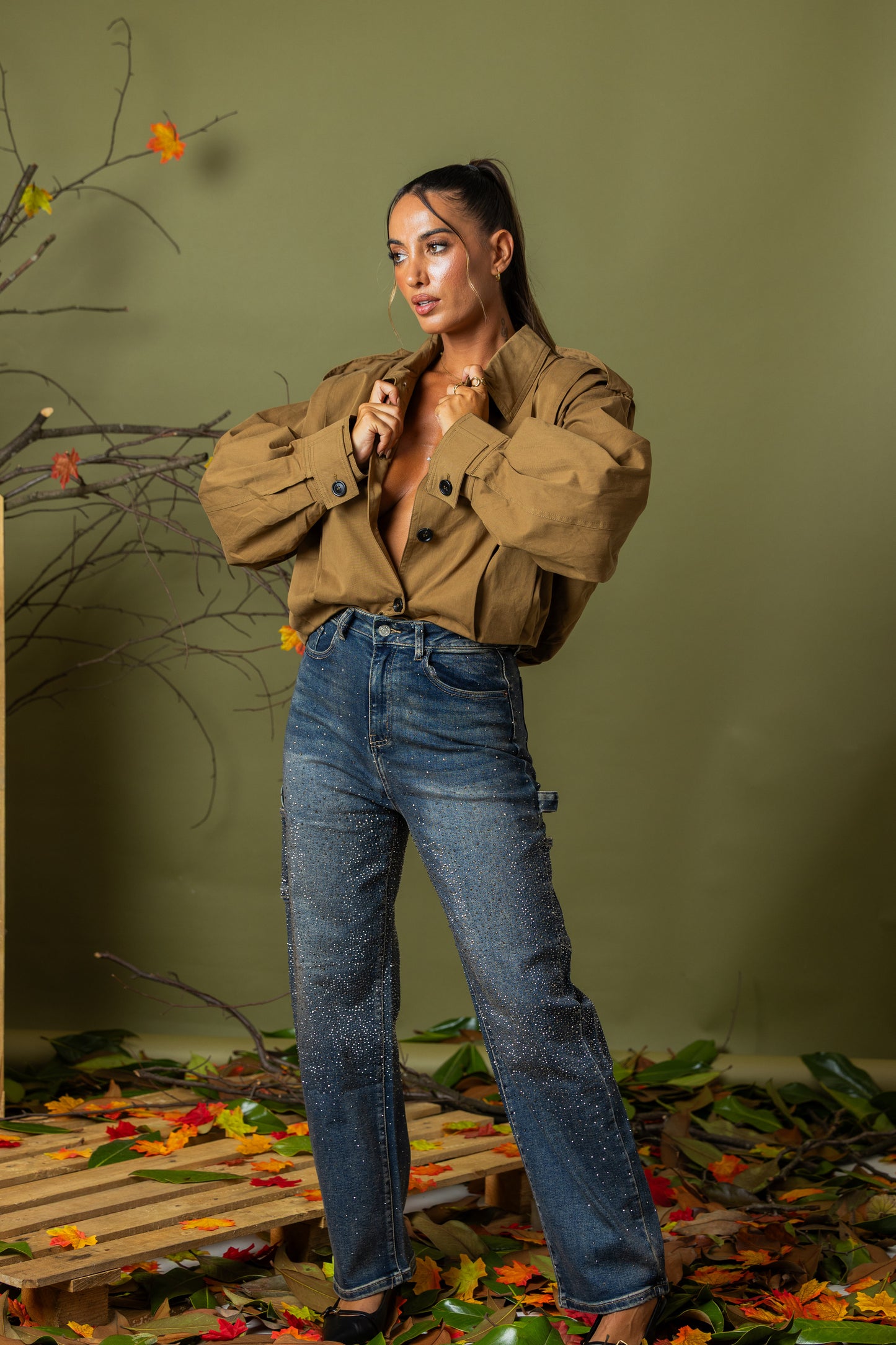 Calças Lumière Denim