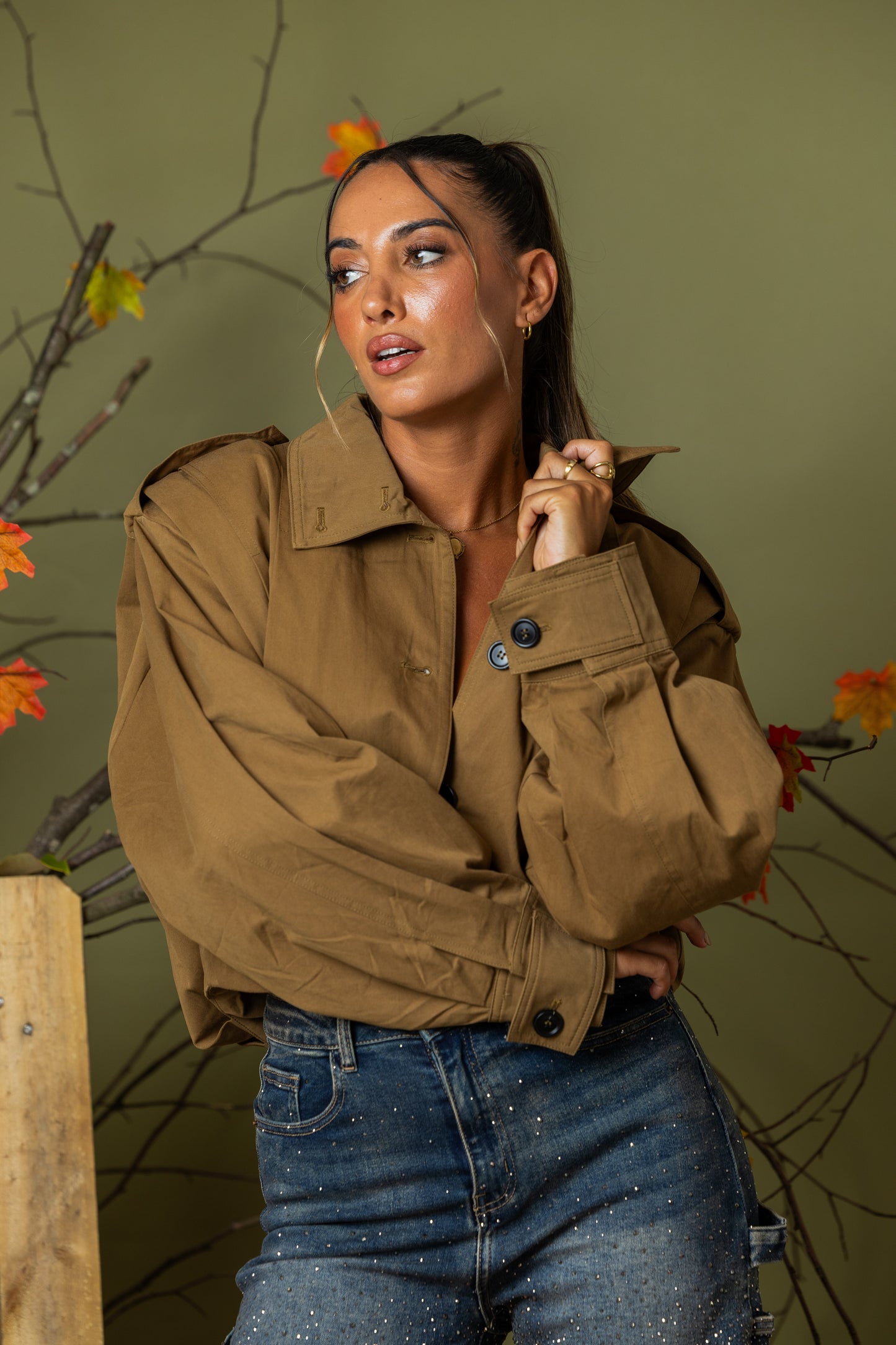 Casaco Trench Courte