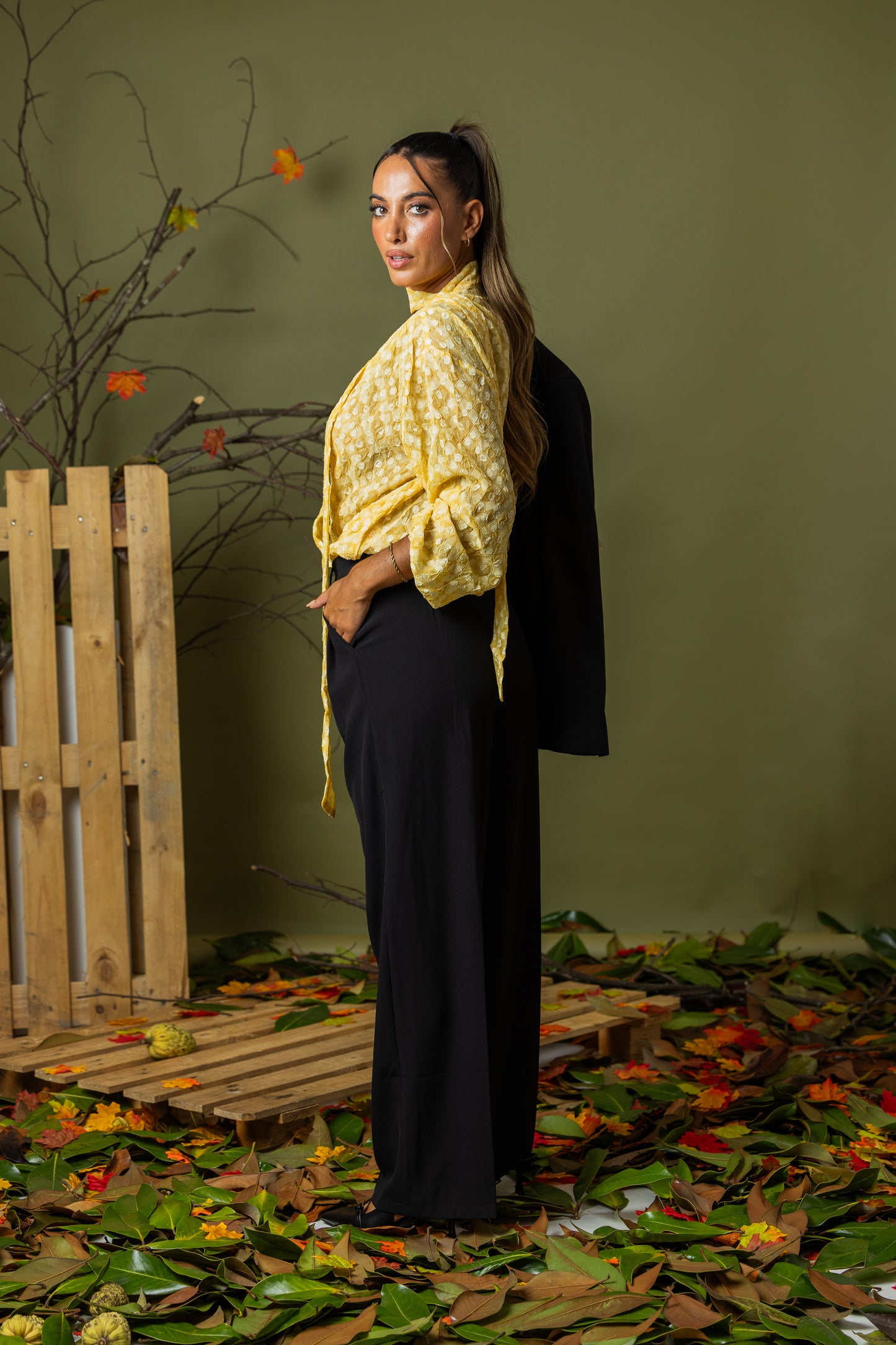 Calça Tailored Chic