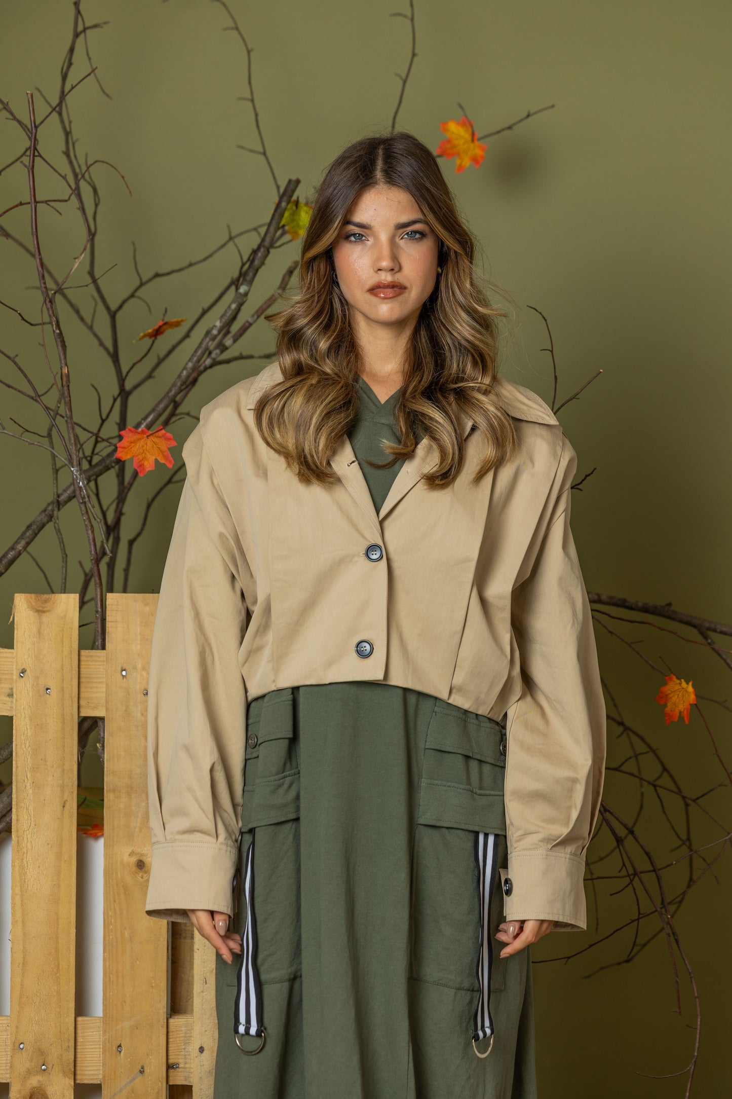 Casaco Trench Courte