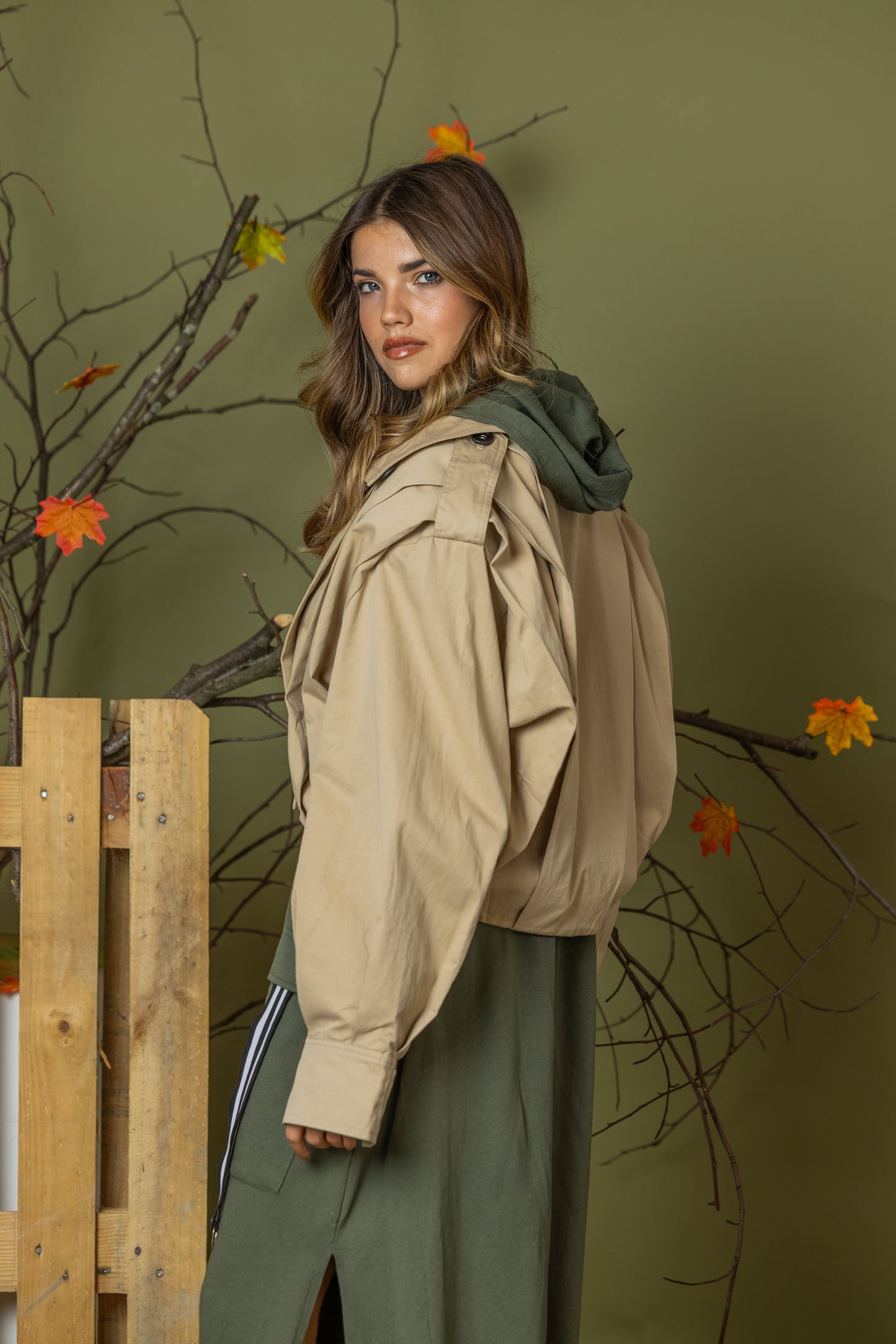 Casaco Trench Courte